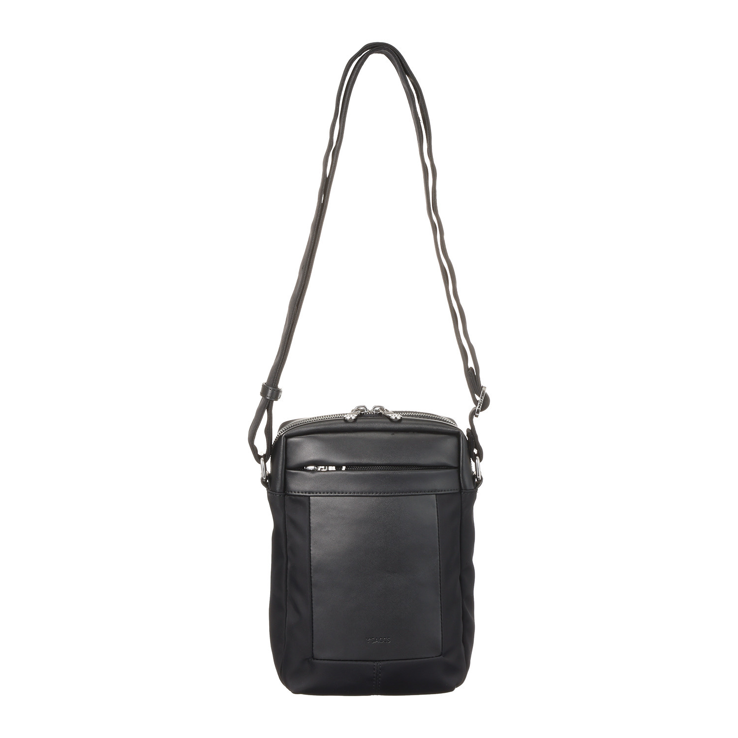 イザック はっ水 ナイロンツイル 縦ポシェット