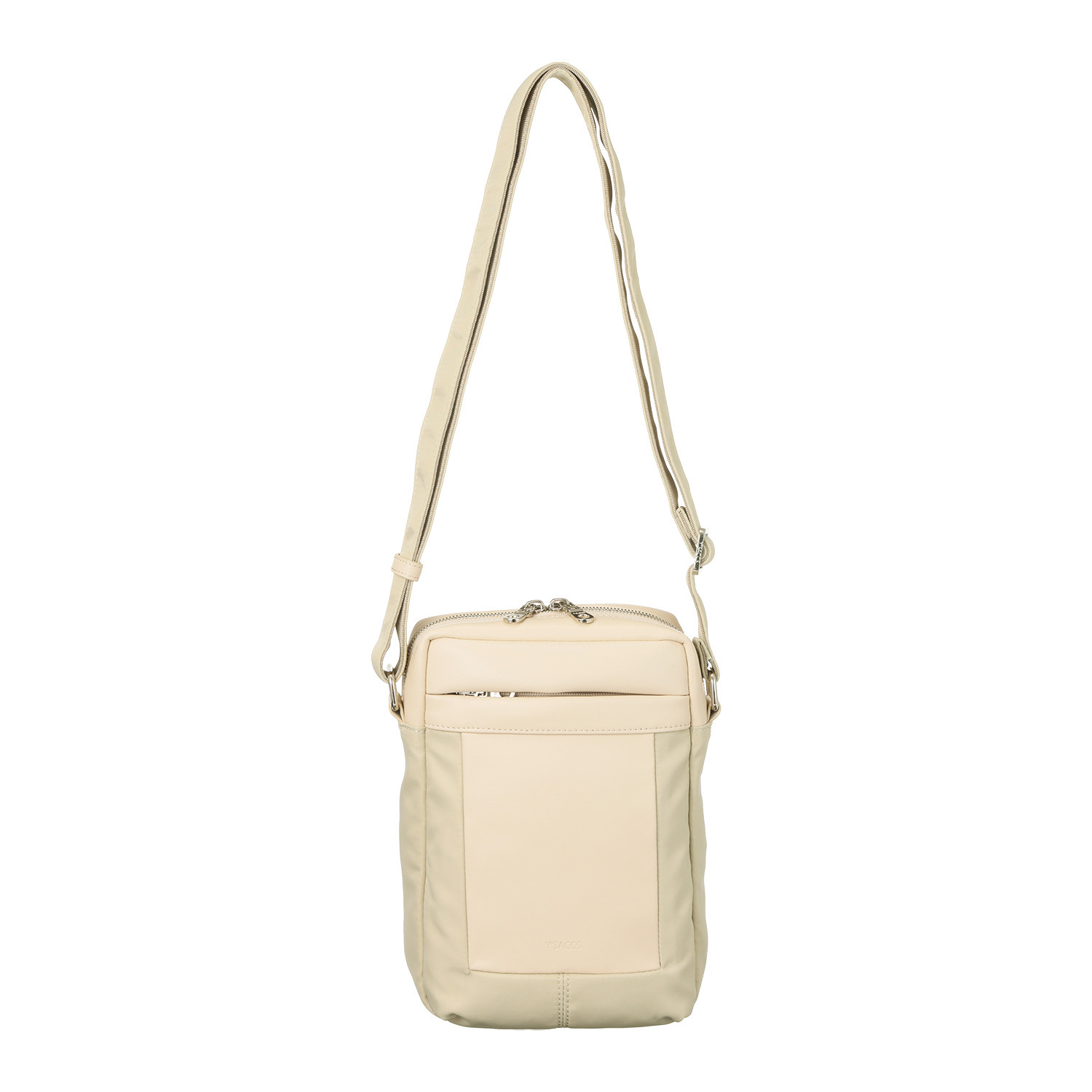 イザック はっ水 ナイロンツイル 縦ポシェット