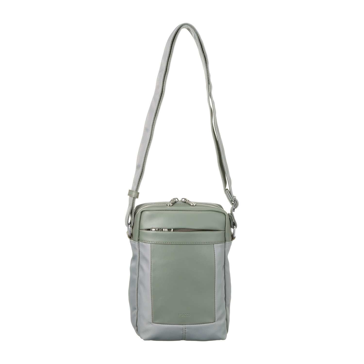 イザック はっ水 ナイロンツイル 縦ポシェット