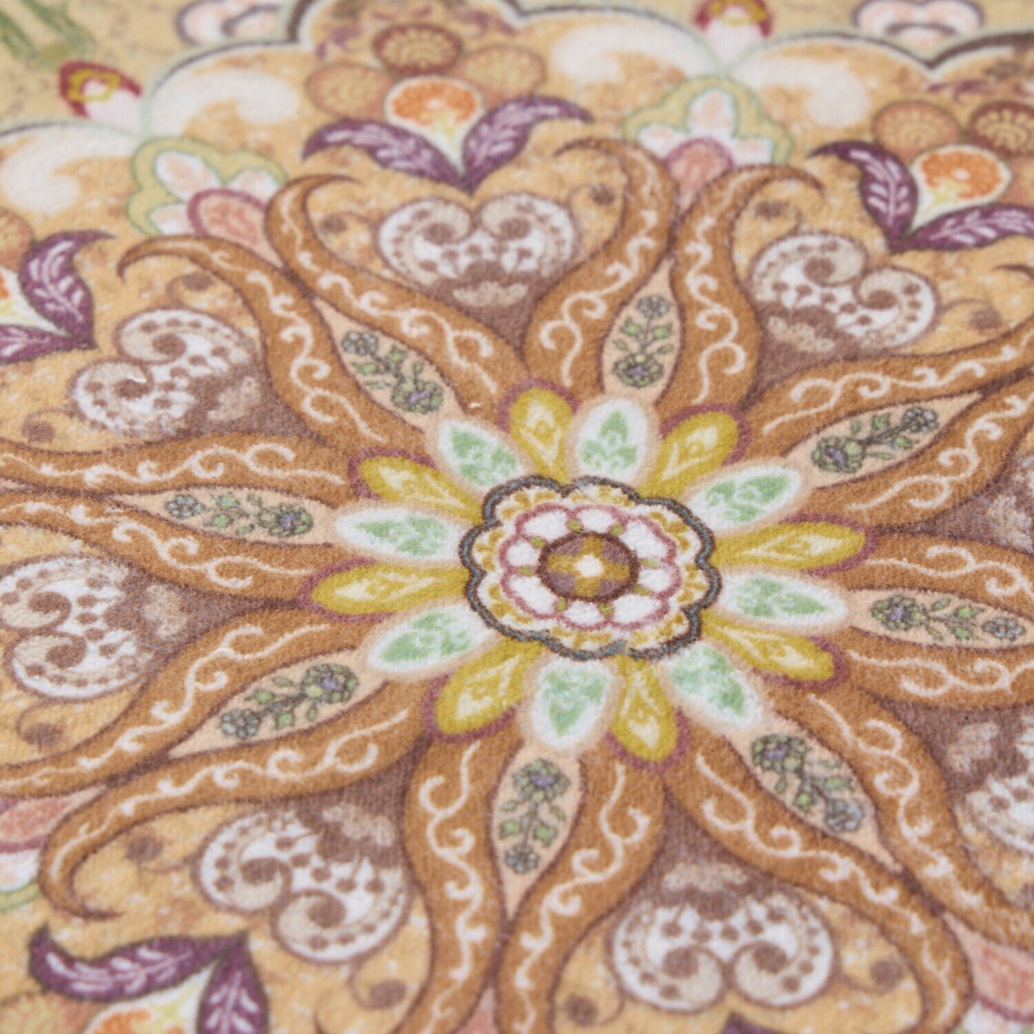 はっ水加工 ペルシャンデザイン ウールタッチカーペット “リオネッタ” ＜２３０×３２０ｃｍ＞