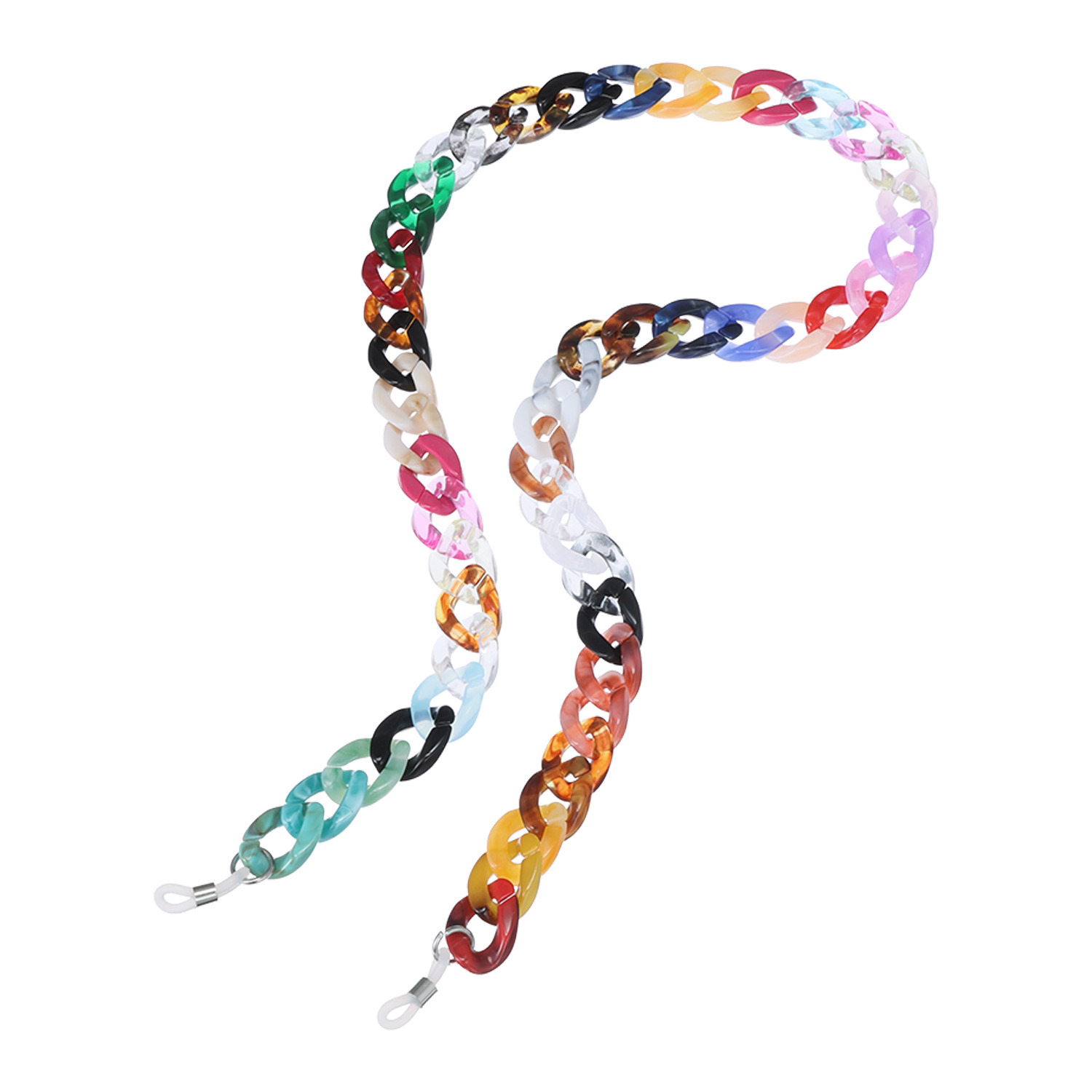 Ｈａｖｅ　ａ　ｌｏｏｋ ポップでおしゃれ！ 首に優しくフィットする グラスチェーン