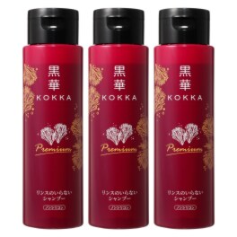 ショップチャンネル　黒華　プレミアム　シャンプー 黒華 ハリとコシの ふのり由来紅藻エキス配合 新 髪と頭皮の
