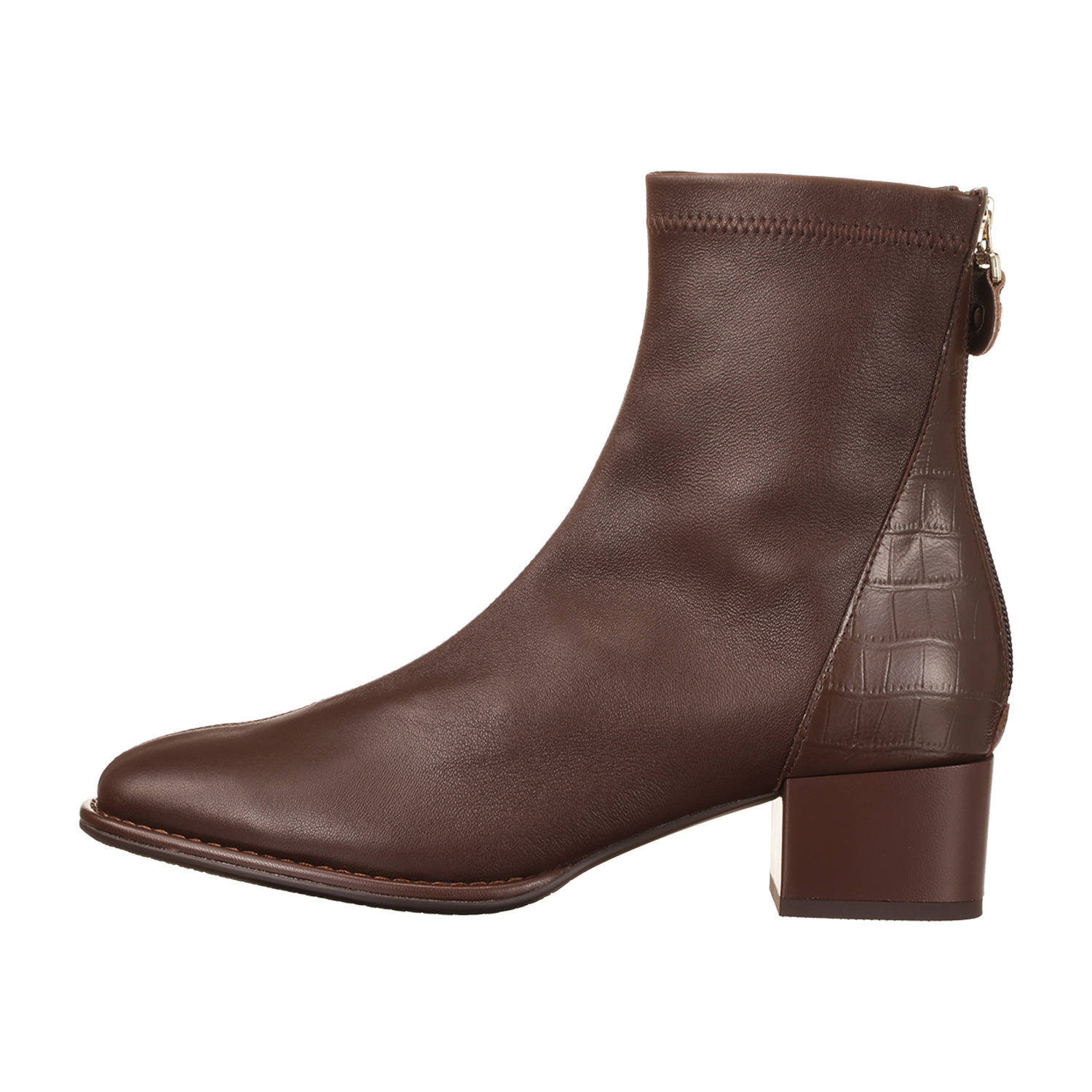 卑弥呼 シープレザー 型押しコンビ ストレッチブーツ