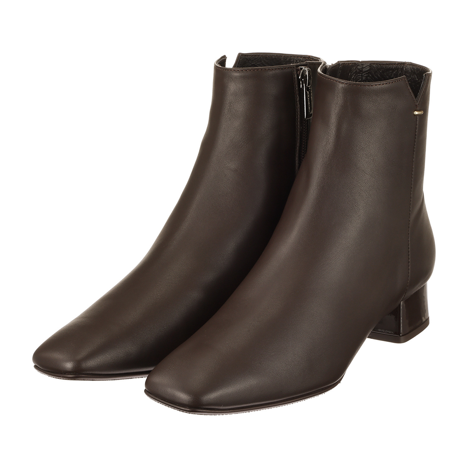 卑弥呼 日本製　はっ水牛革 サイドカット メタルポイントブーツ