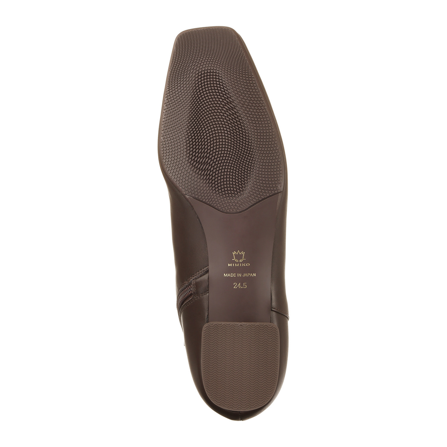 卑弥呼 日本製　はっ水牛革 サイドカット メタルポイントブーツ