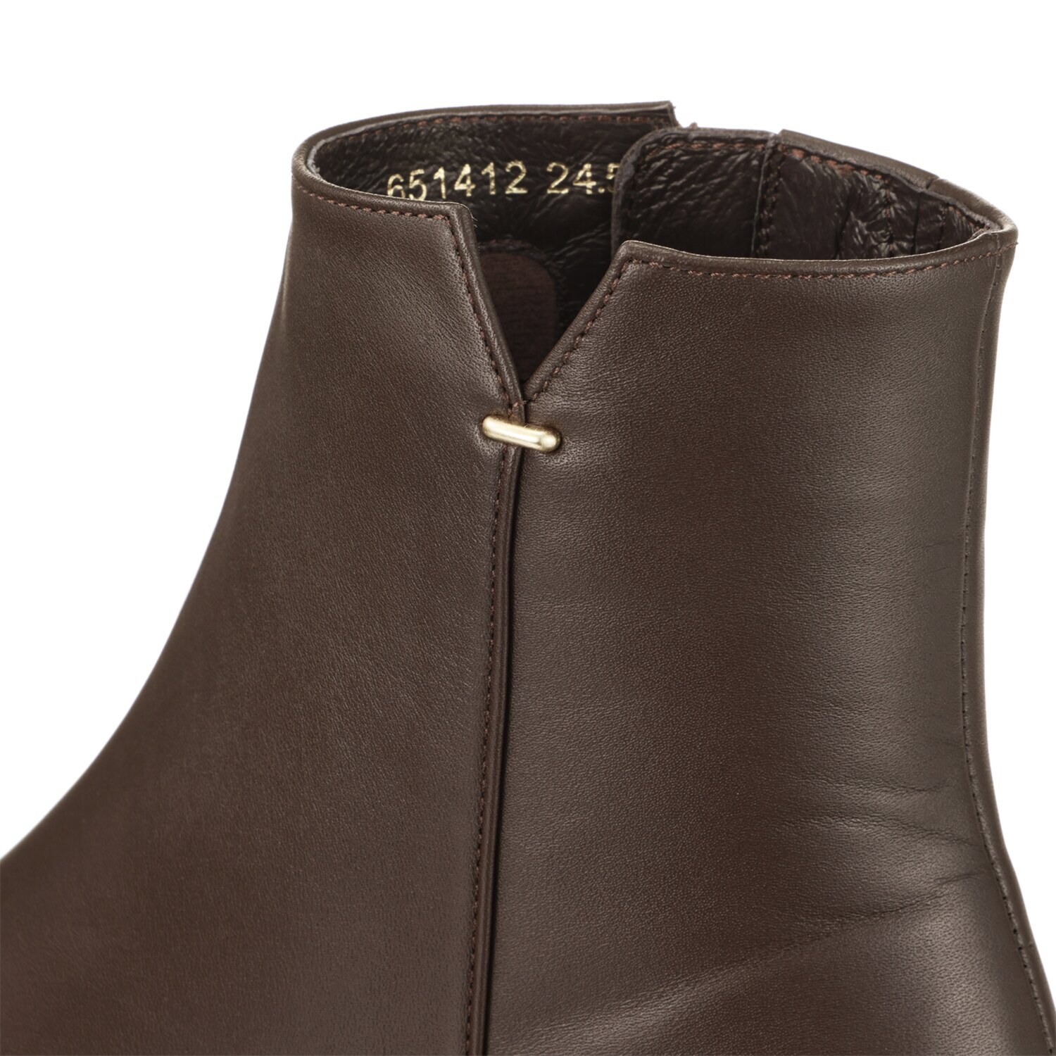 卑弥呼 日本製　はっ水牛革 サイドカット メタルポイントブーツ