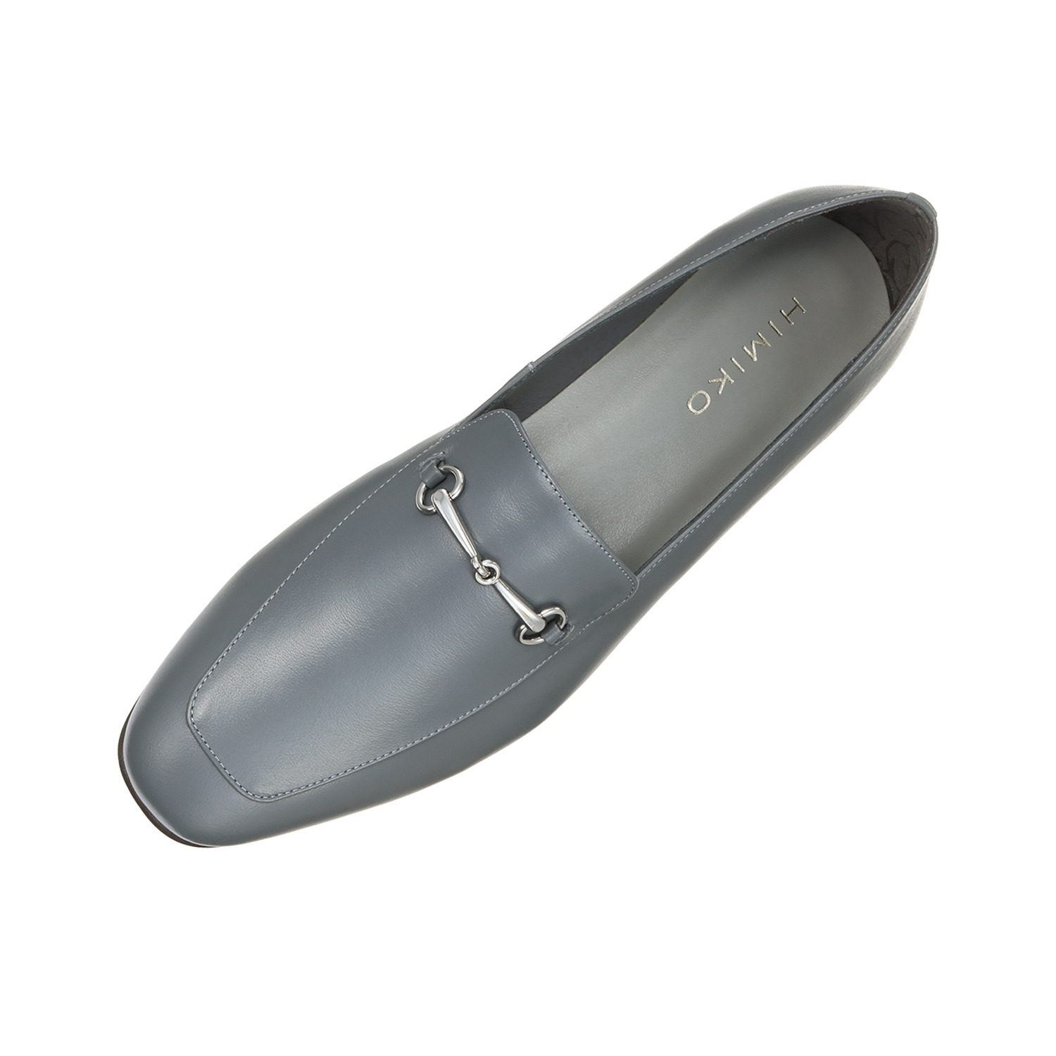 卑弥呼 日本製　はっ水牛革 スクエアトゥ ビットローファー