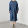 ダジュール タックデザイン デニムワンピース