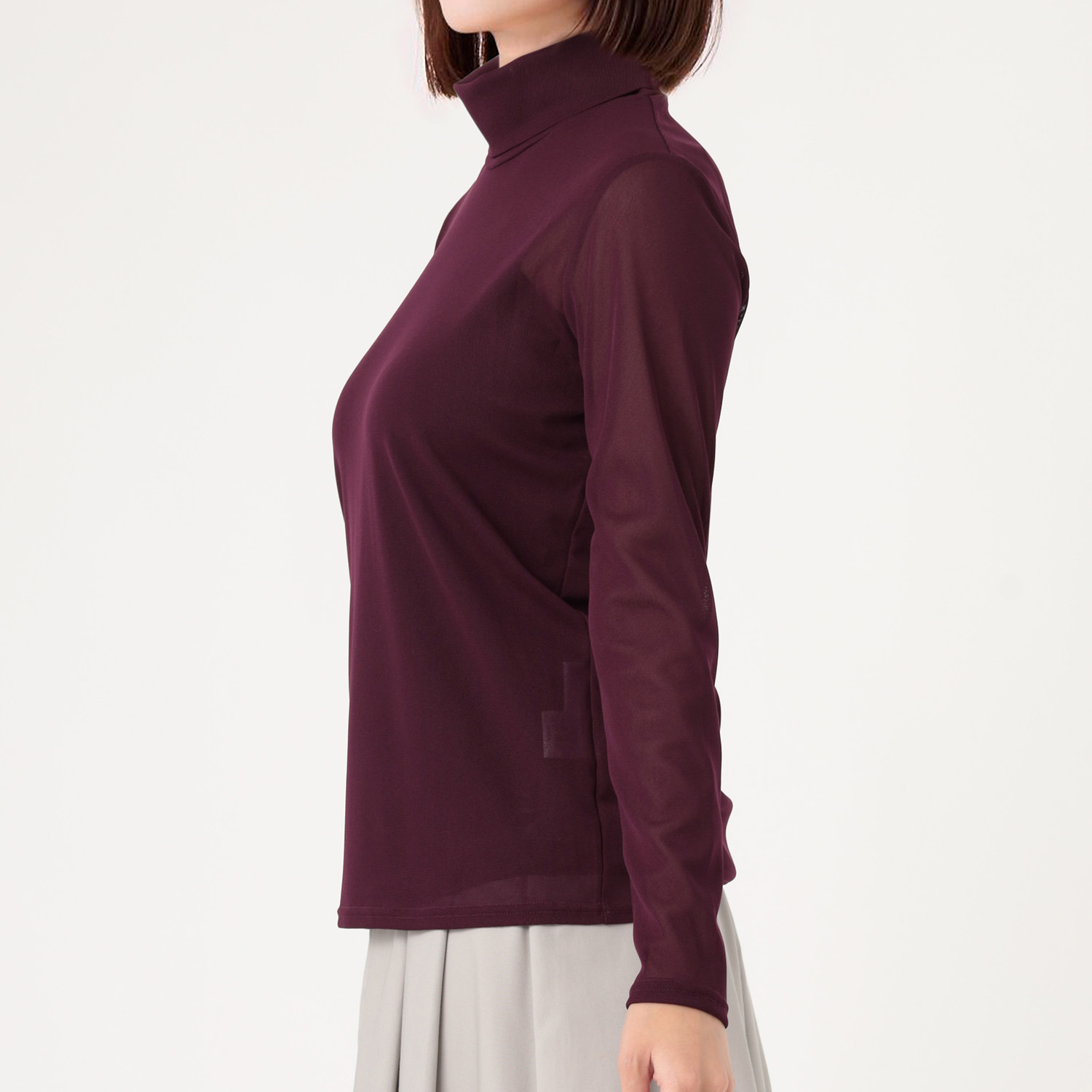 ダジュール パワーネット タートルネック プルオーバー