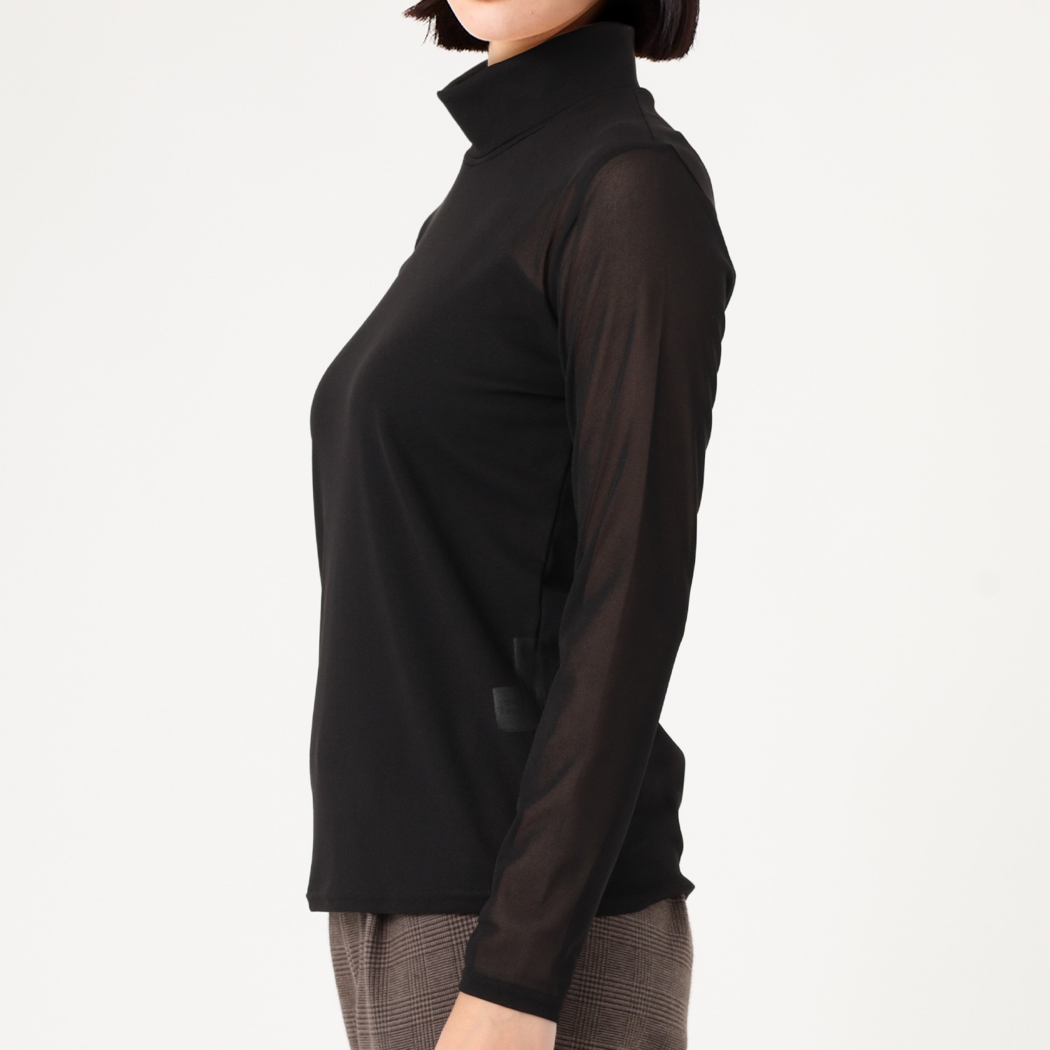 ダジュール パワーネット タートルネック プルオーバー