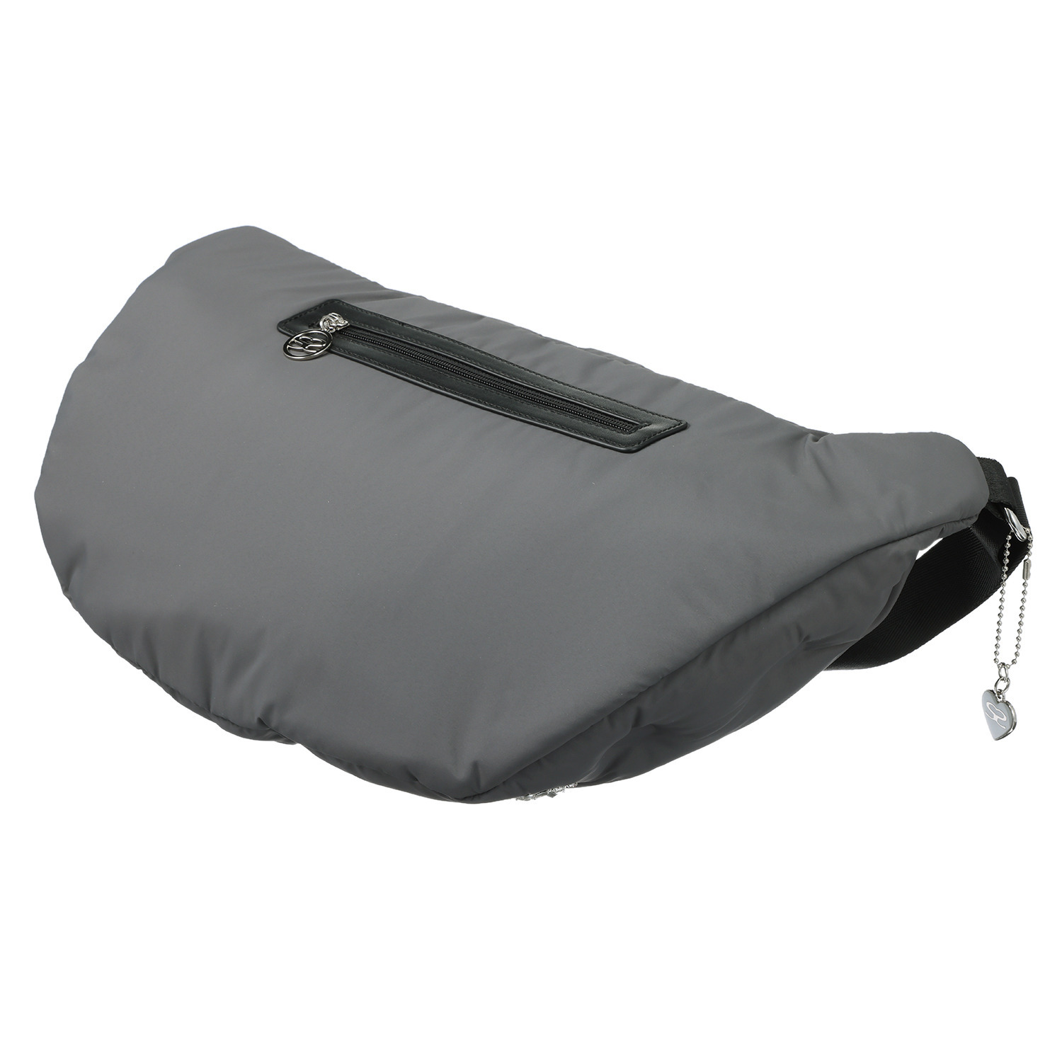 サボイ はっ水　軽量 くまビジュウアクセント 中わた入りボディバッグ