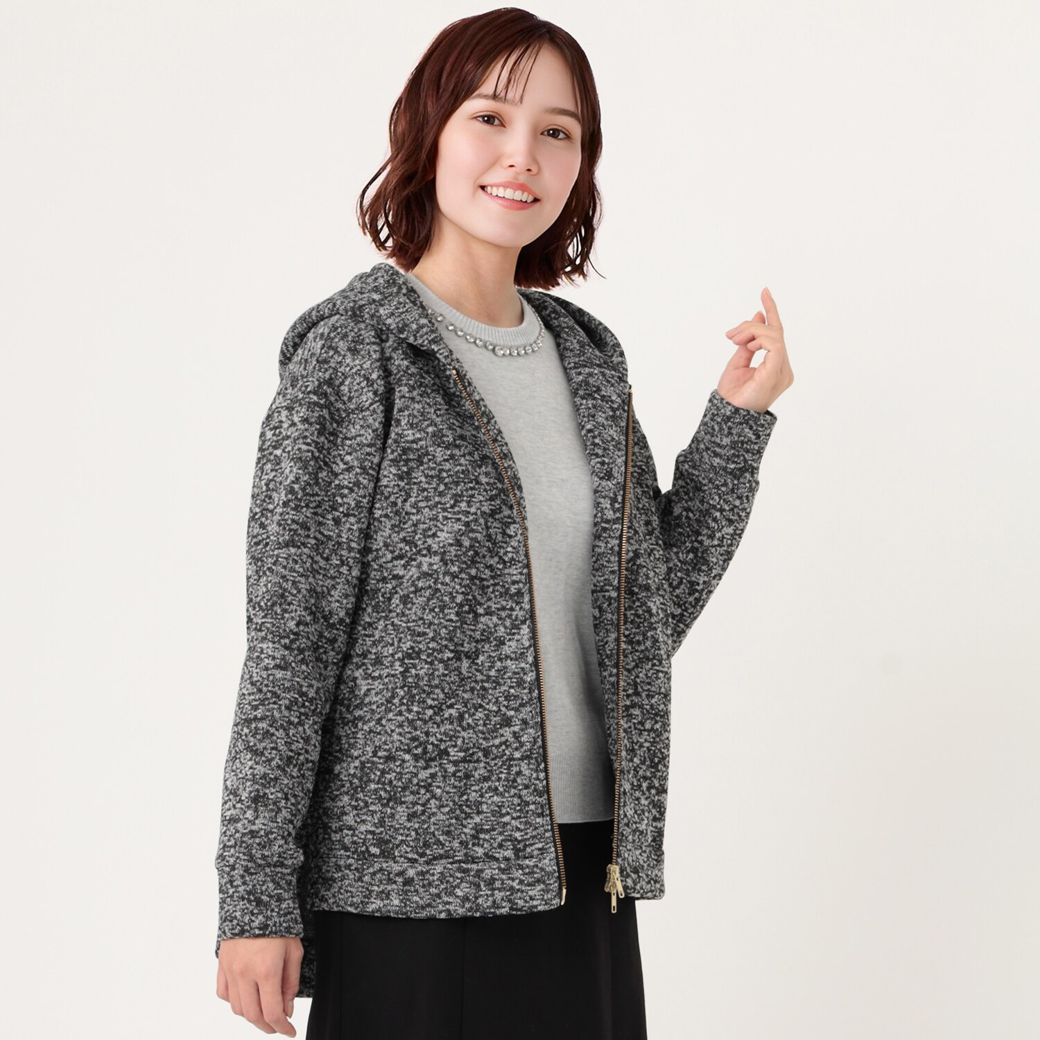 エピデミーク 裏起毛 フーディージャケット