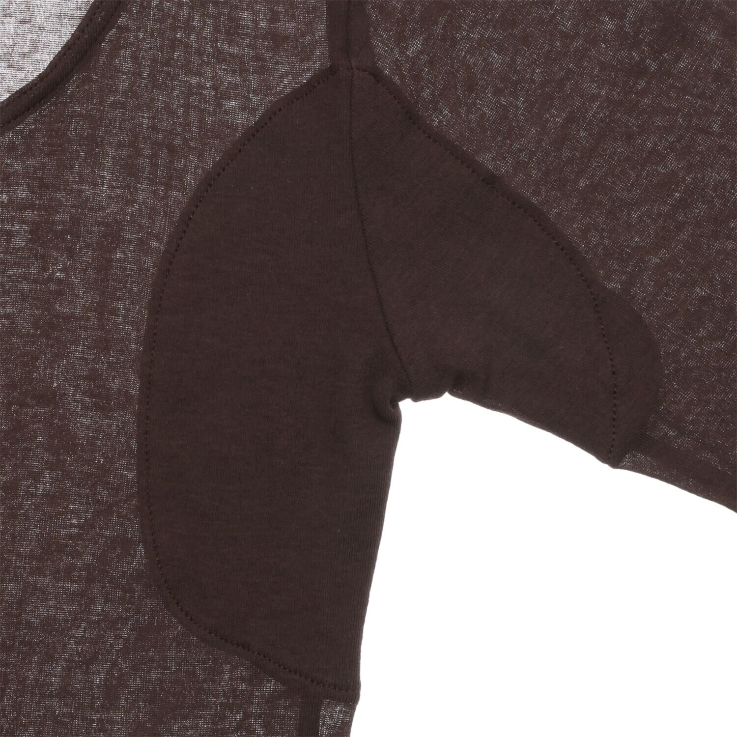 マリランテ 強撚糸綿１００％ ハイネック＆丸首七分袖 薄くてさらさらインナー 同色２枚セット