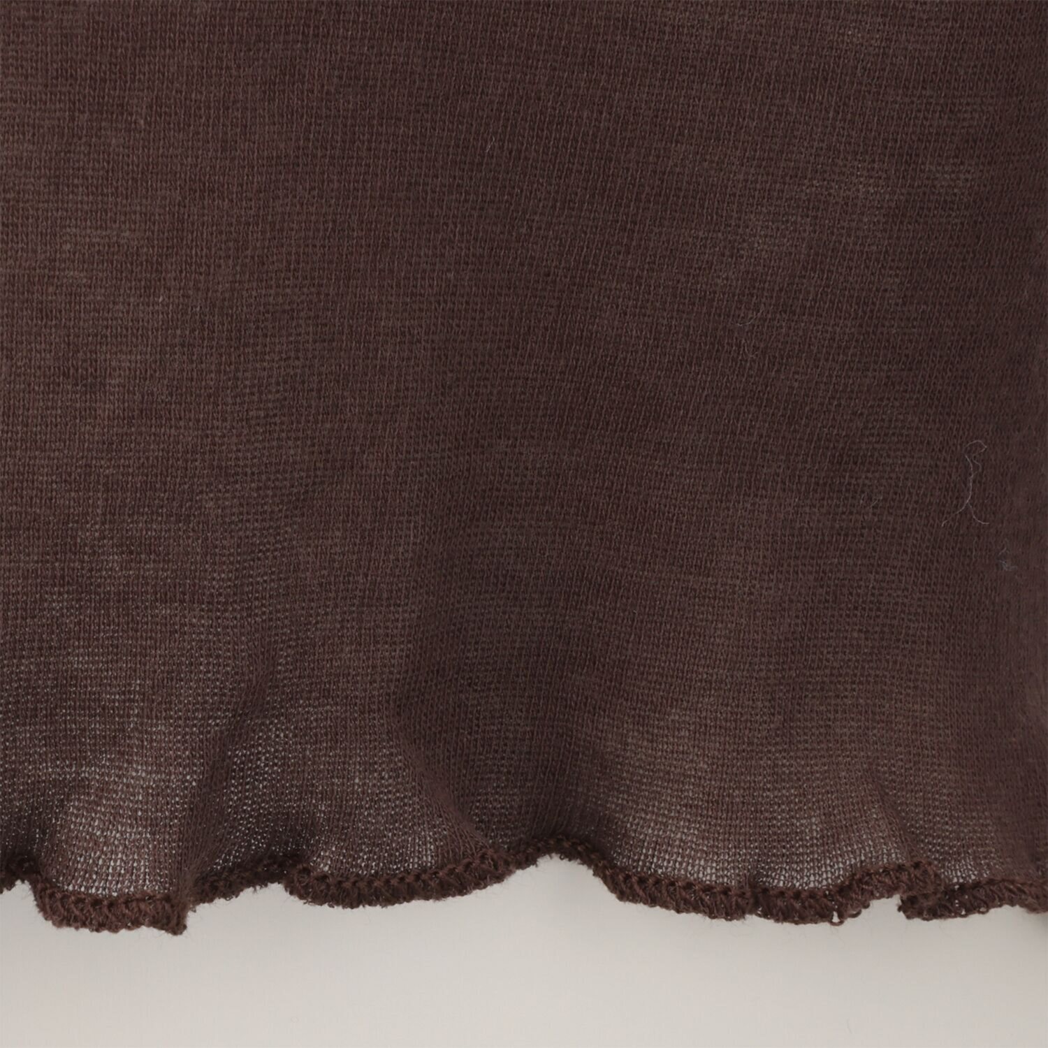 マリランテ 強撚糸綿１００％ 薄くてさらさら 七分丈ボトム 同色２枚セット