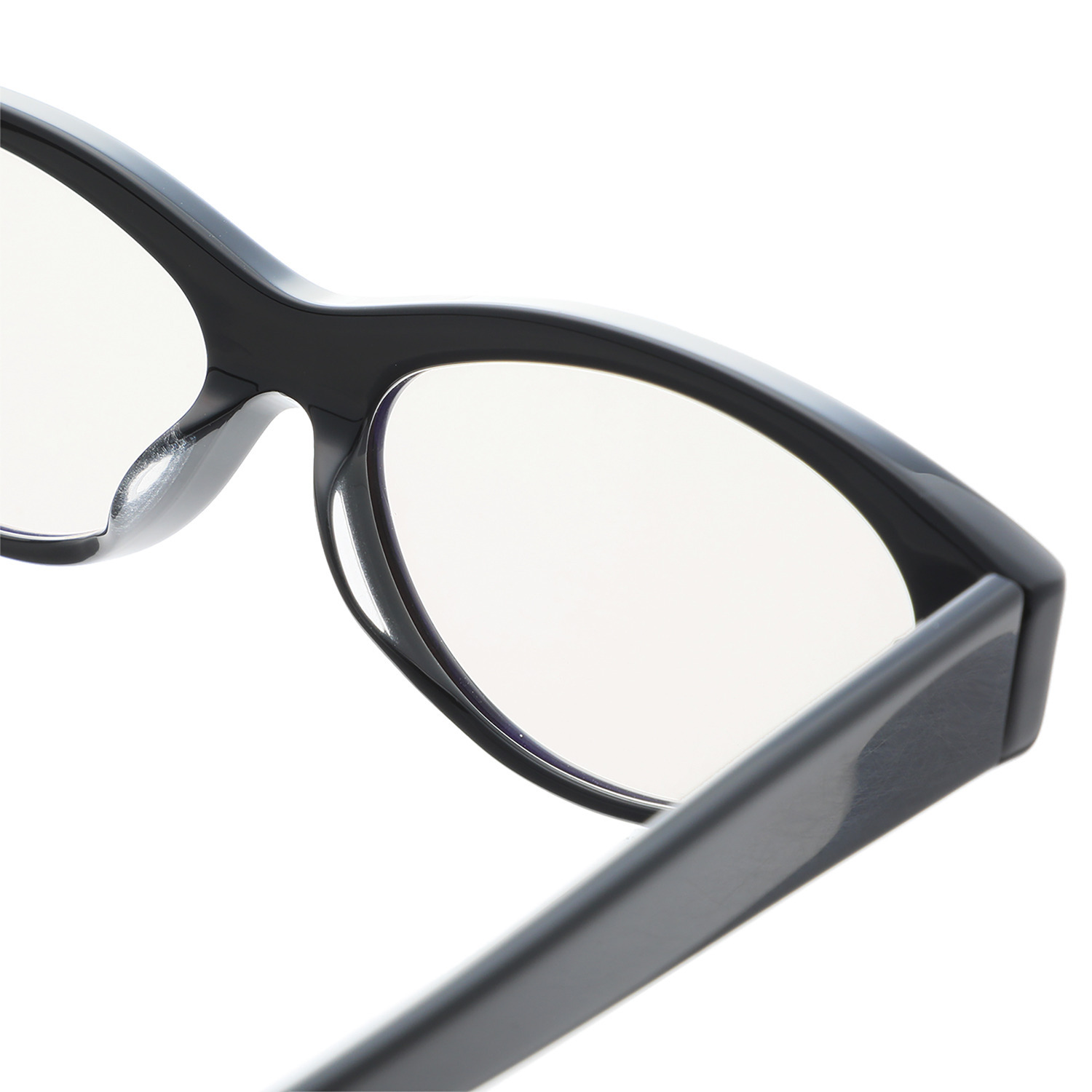 マダムヒロコ ＵＶ＆青色光＆ 裏面反射カット クリスタルガラス オールシーズン使える フォックスフレーム サングラス ”ライク　ア　シネマ”