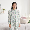 ローラアシュレイ ルイース　フローラル 中わたニットパジャマ