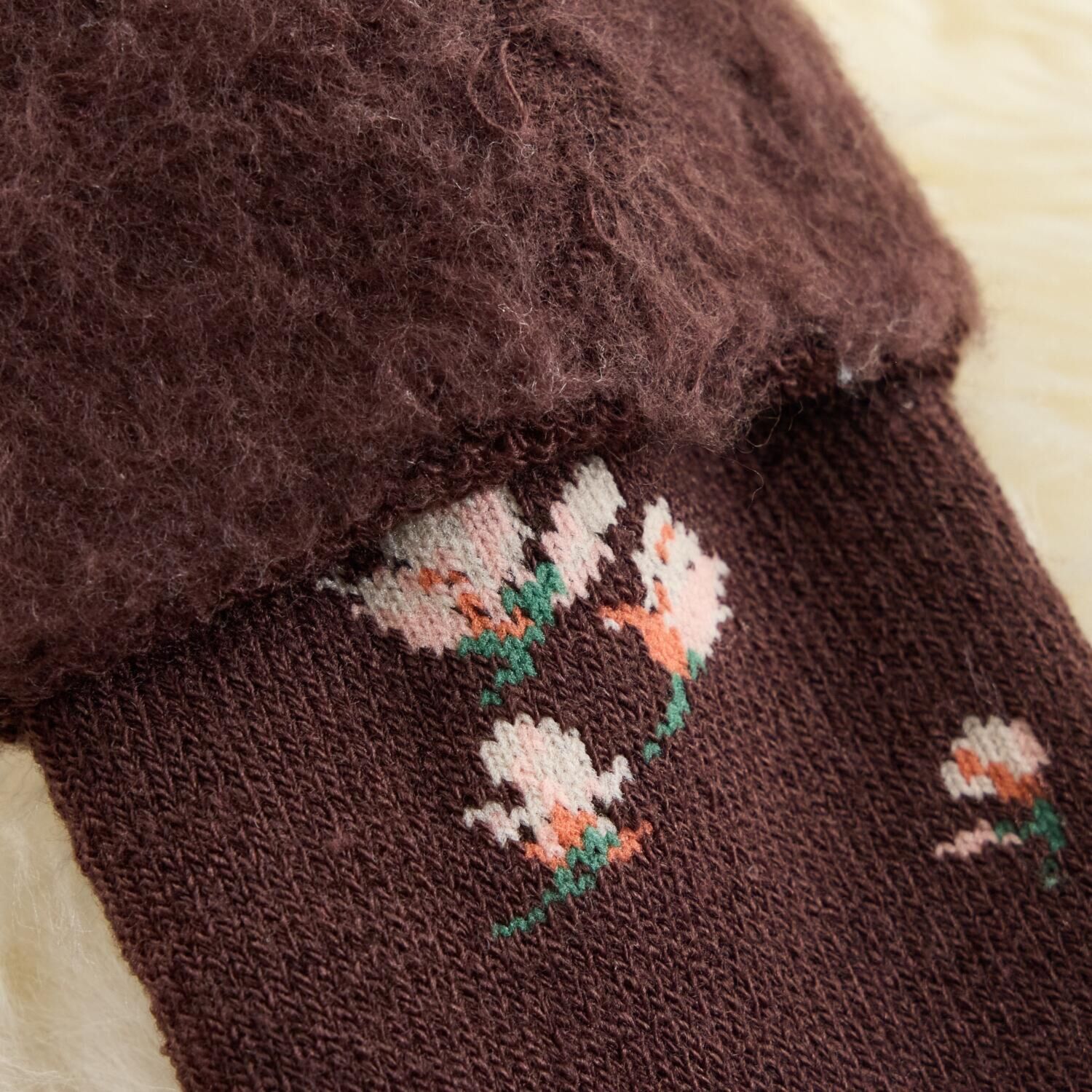 ローラアシュレイ マグノリアグローブ柄 ルームソックス レディース２色セット