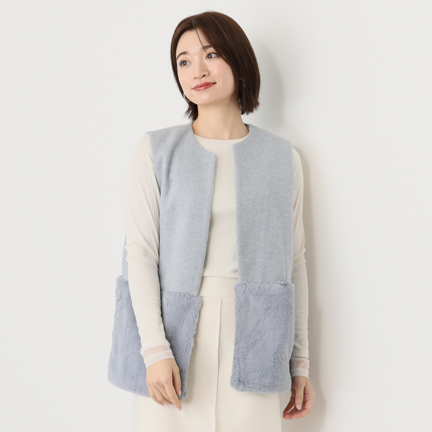 チーロ エコファードッキング メルトンジャージージレ