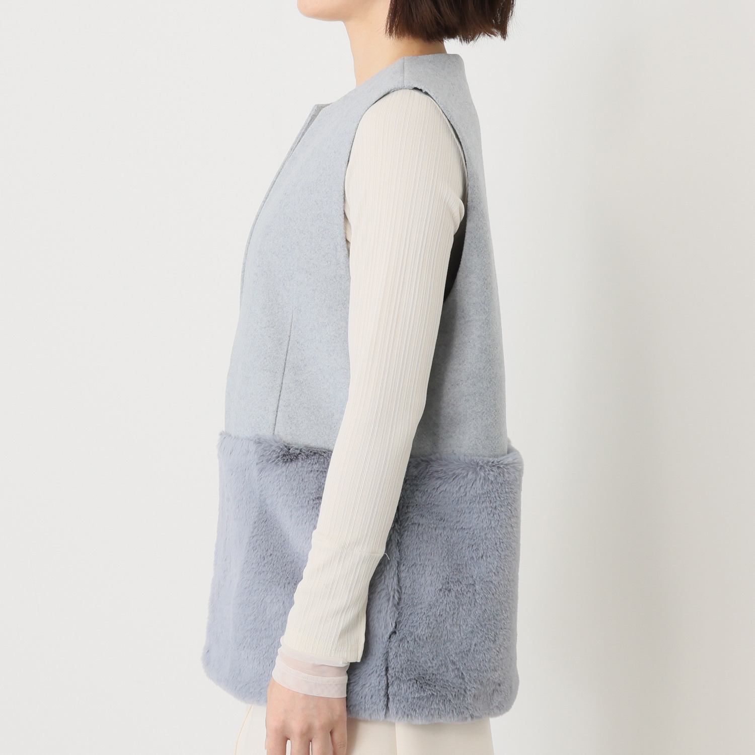 チーロ エコファードッキング メルトンジャージージレ