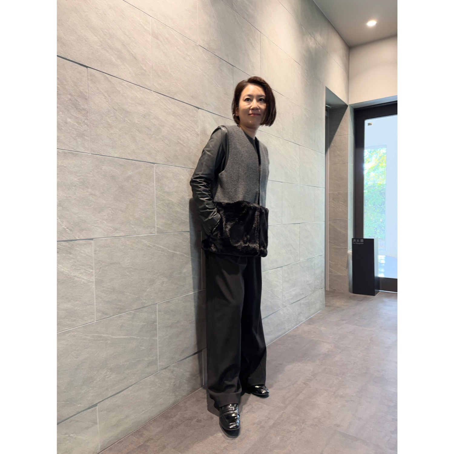 チーロ エコファードッキング メルトンジャージージレ