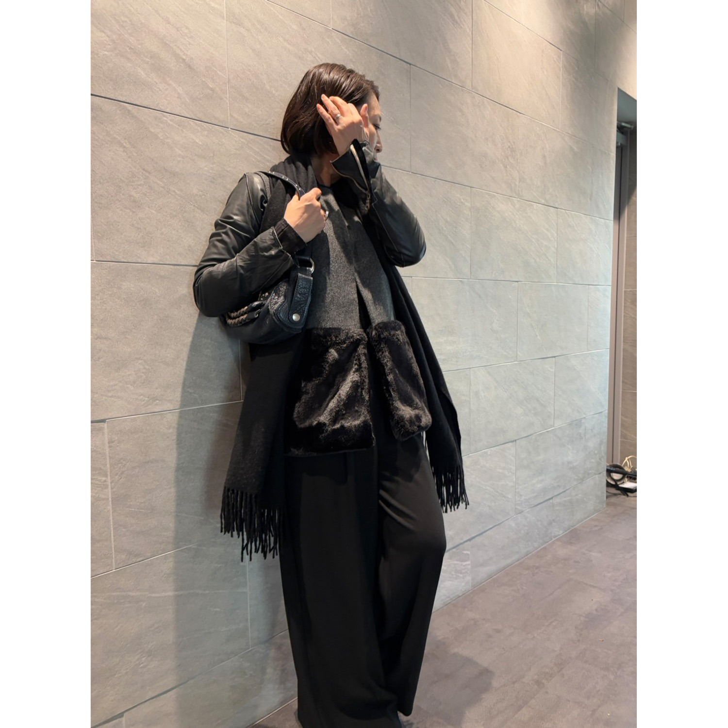 チーロ エコファードッキング メルトンジャージージレ