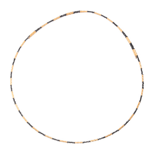 エクラプリュス　１８Ｋ　８カラットＵＰ　ブラックダイヤモンド　マグネット　ロングネックレス