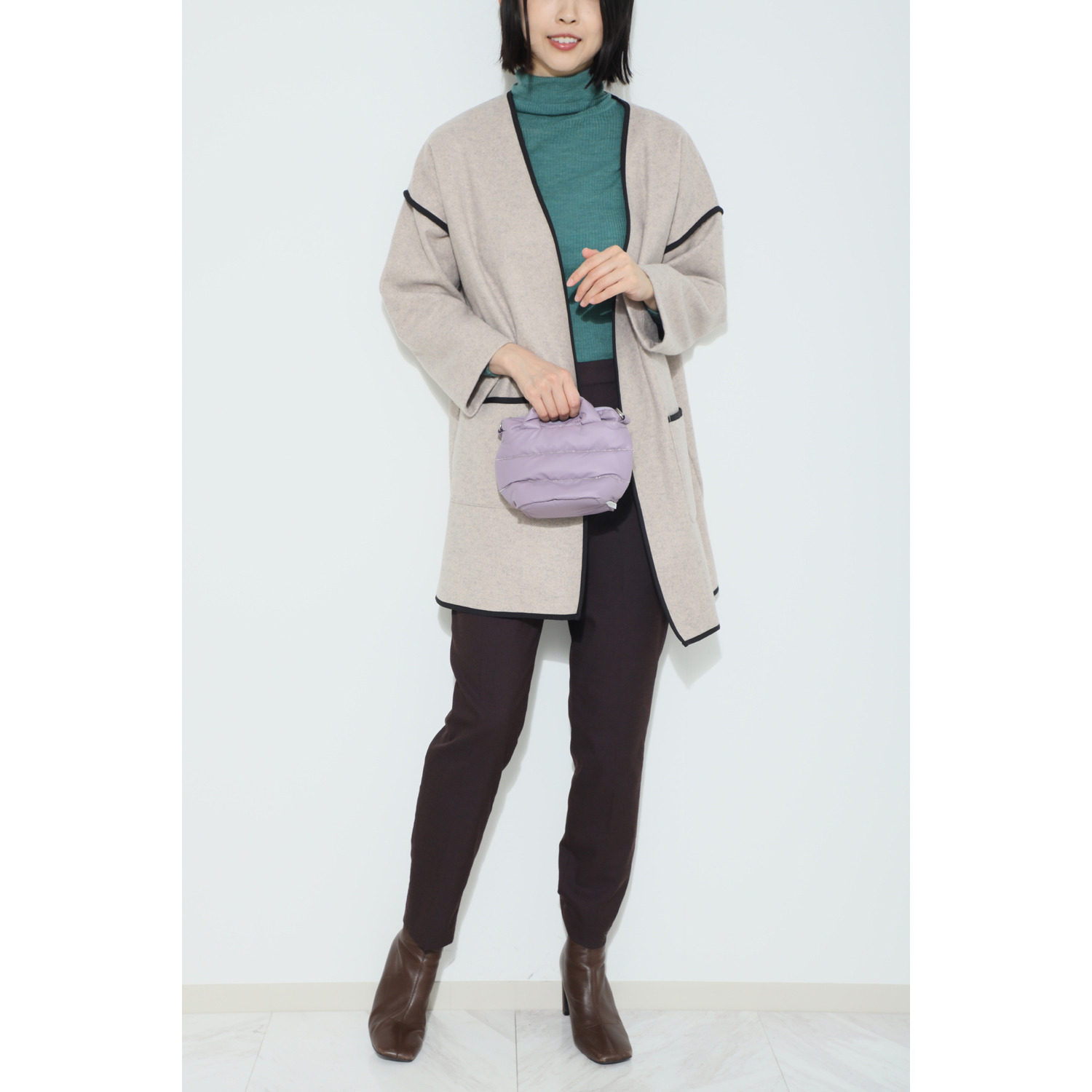 ルートート 軽・ふわ・あったか 羽毛を使ったフェザールー ２ウェイバッグ “ベビールー” チェーンライン