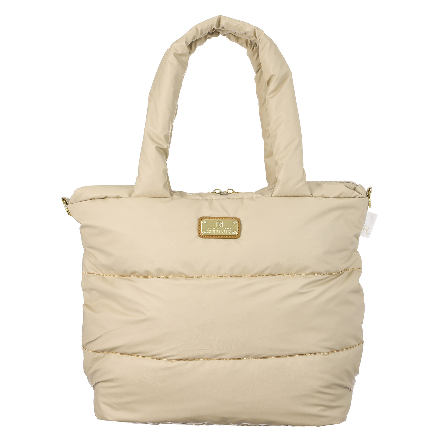 ルートート 軽・ふわ・あったか 羽毛を使ったフェザールー Ａ４トート“ミディアム” チェーンライン