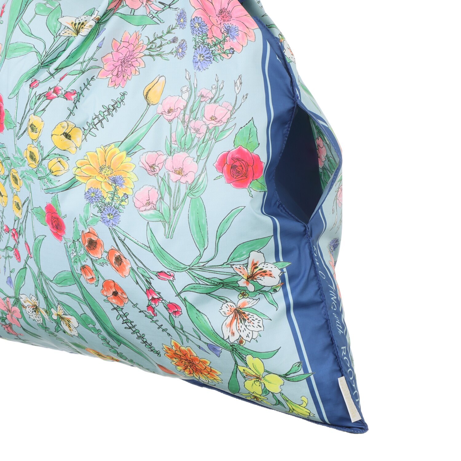 ルートート まるでスカーフ 見せるエコバッグ “ルートート　タブロー” ＜シュシュ型チャーム付＞