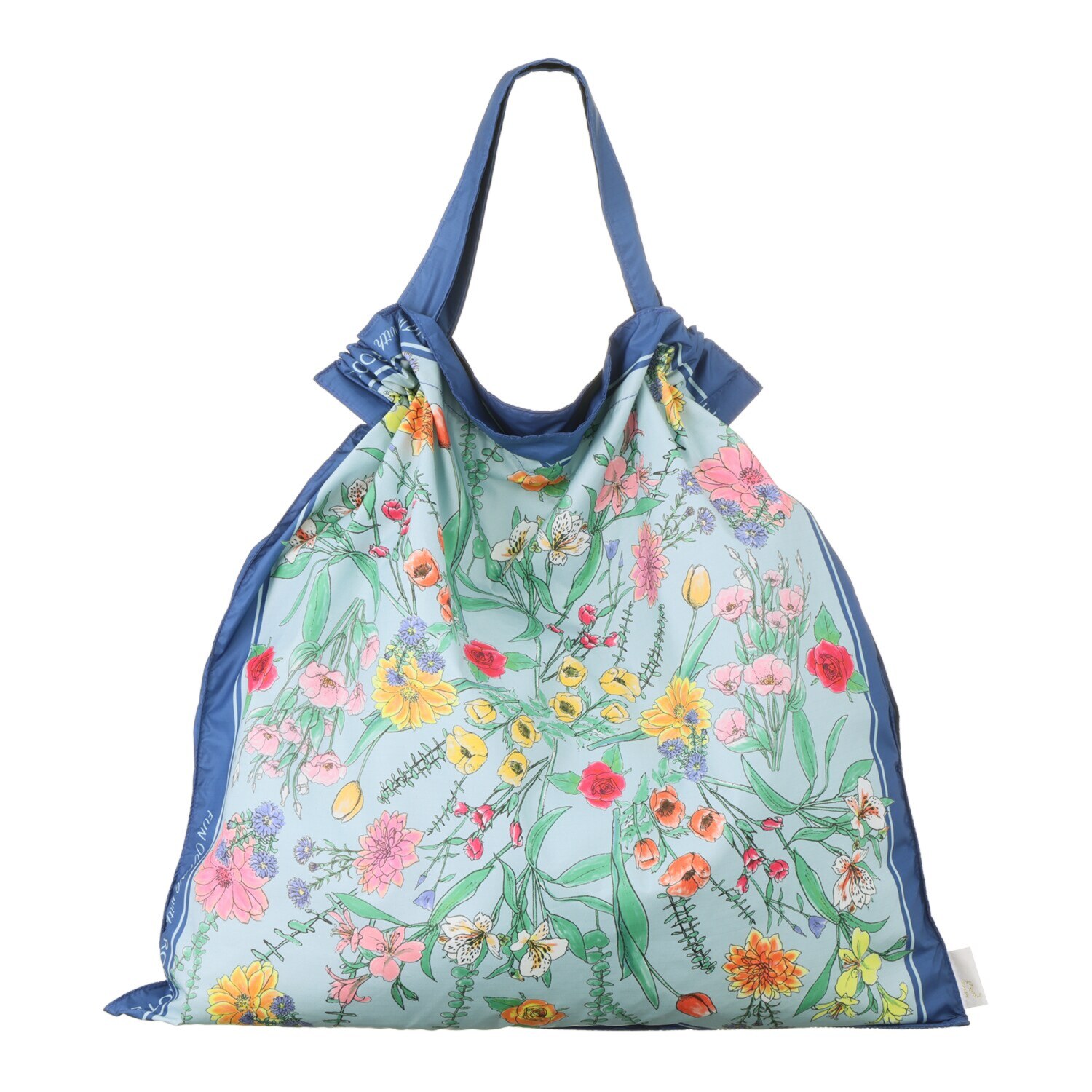 ルートート まるでスカーフ 見せるエコバッグ “ルートート　タブロー” ＜シュシュ型チャーム付＞