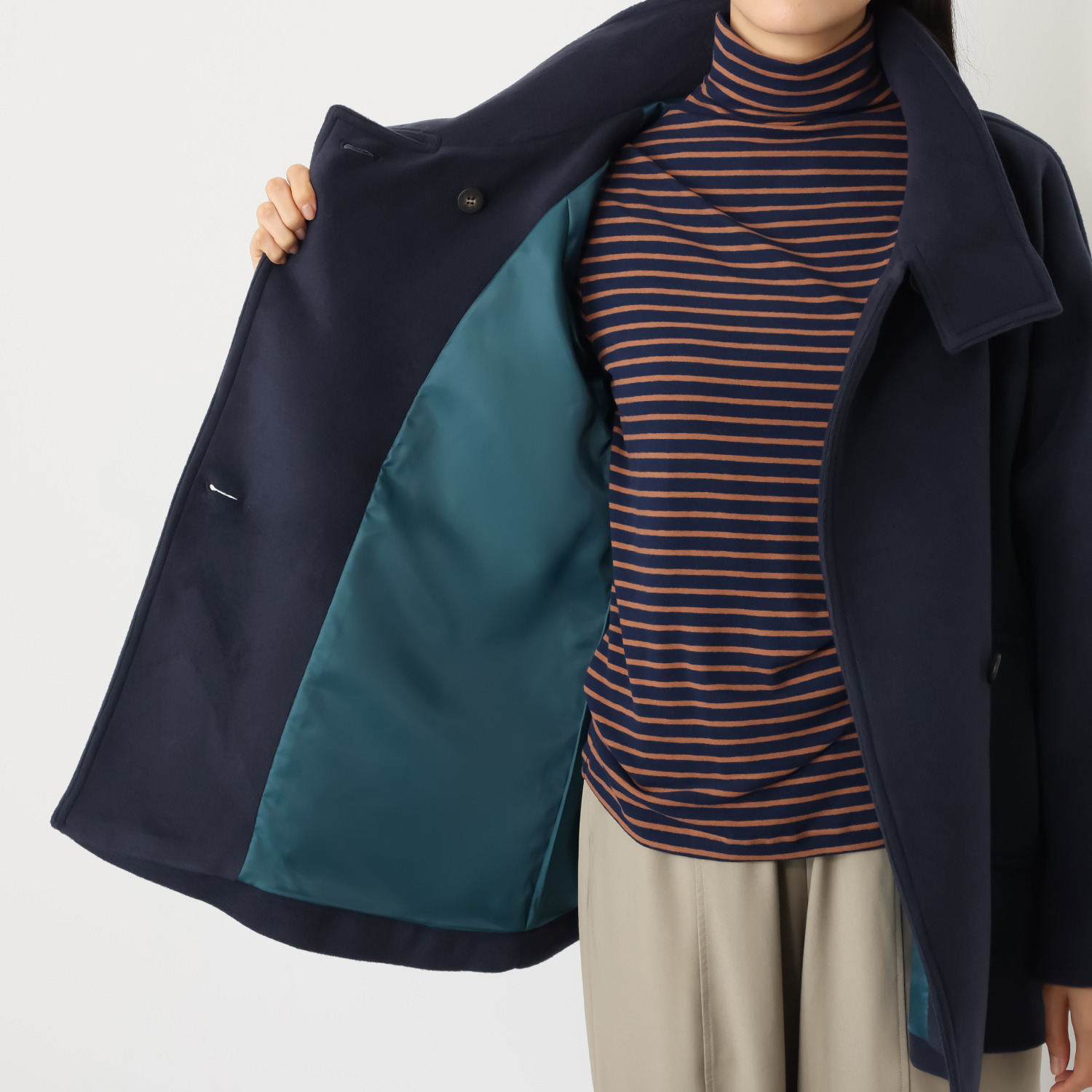 クオリー スタンドカラー ジャケット