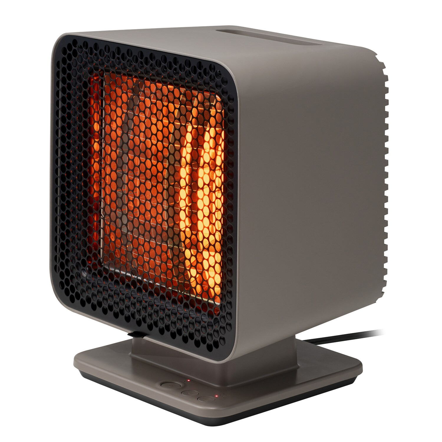 プラスマイナスゼロ キューブ型でかわいい！ コンパクトなのに しっかりあたたかい お手入れもしやすくなった リフレクトヒーター２ ＸＨＳ−Ｋ３１１