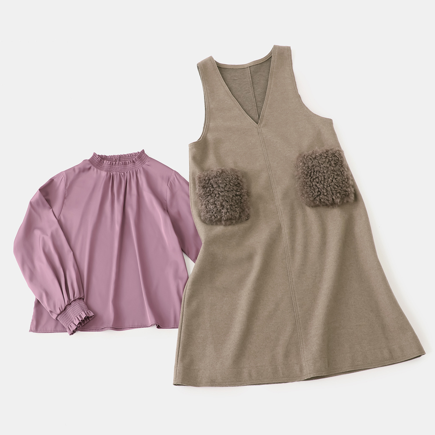 スタイル・ラヴィー＆ ラヴィーコンフォート ジャンパースカートが 必ず入る！　お楽しみ袋 ファッションアイテム ２点セット