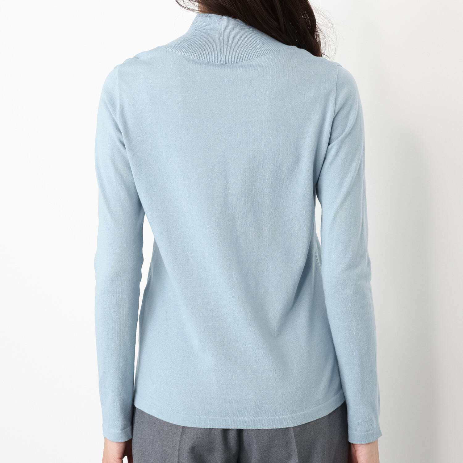 亀　恭子セレクト！ マルティジャーニ 日本製 コットンカシミヤ ハイネックプルオーバー