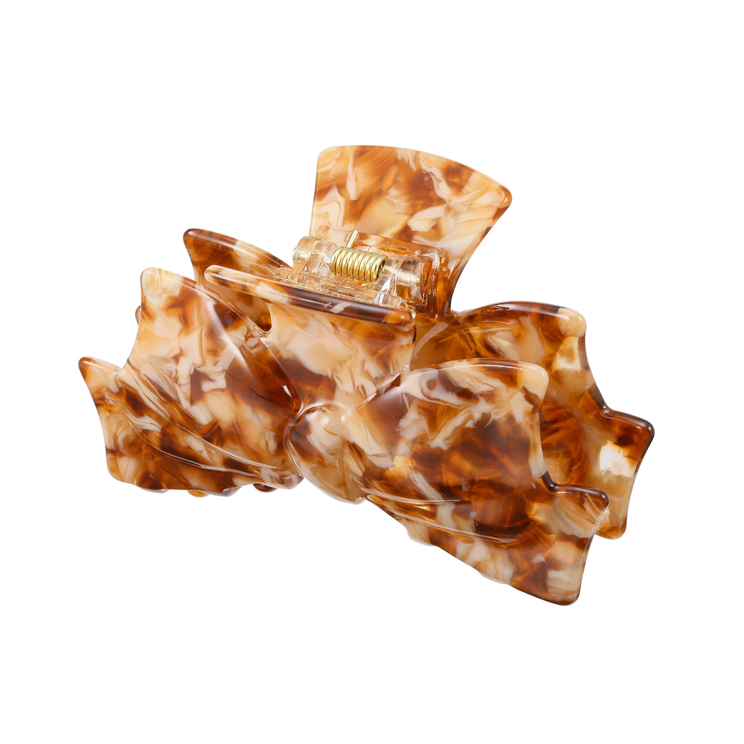 クイーンズシークレット 小枝流へアジュエリー マーブルデザイン バンスクリップ