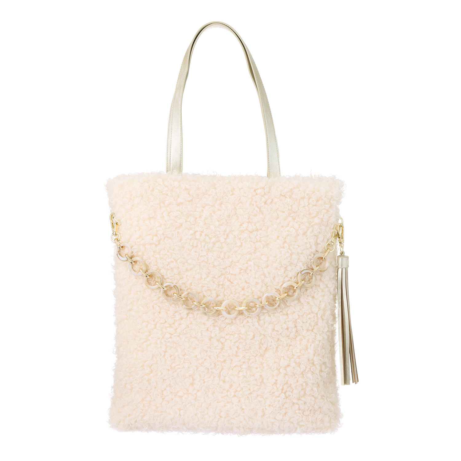 ベルモサ プードルフェイクファー 軽量　Ａ４対応 トートバッグ