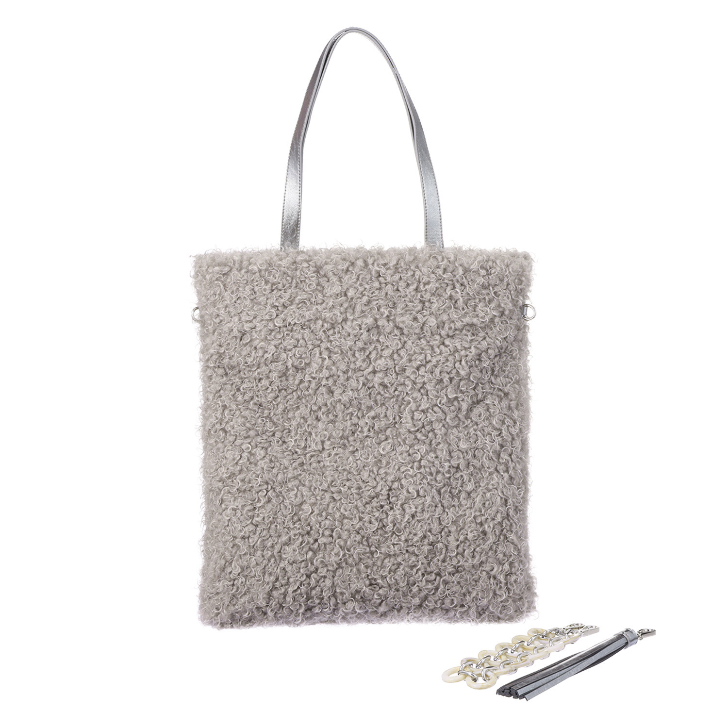 ベルモサ プードルフェイクファー 軽量　Ａ４対応 トートバッグ