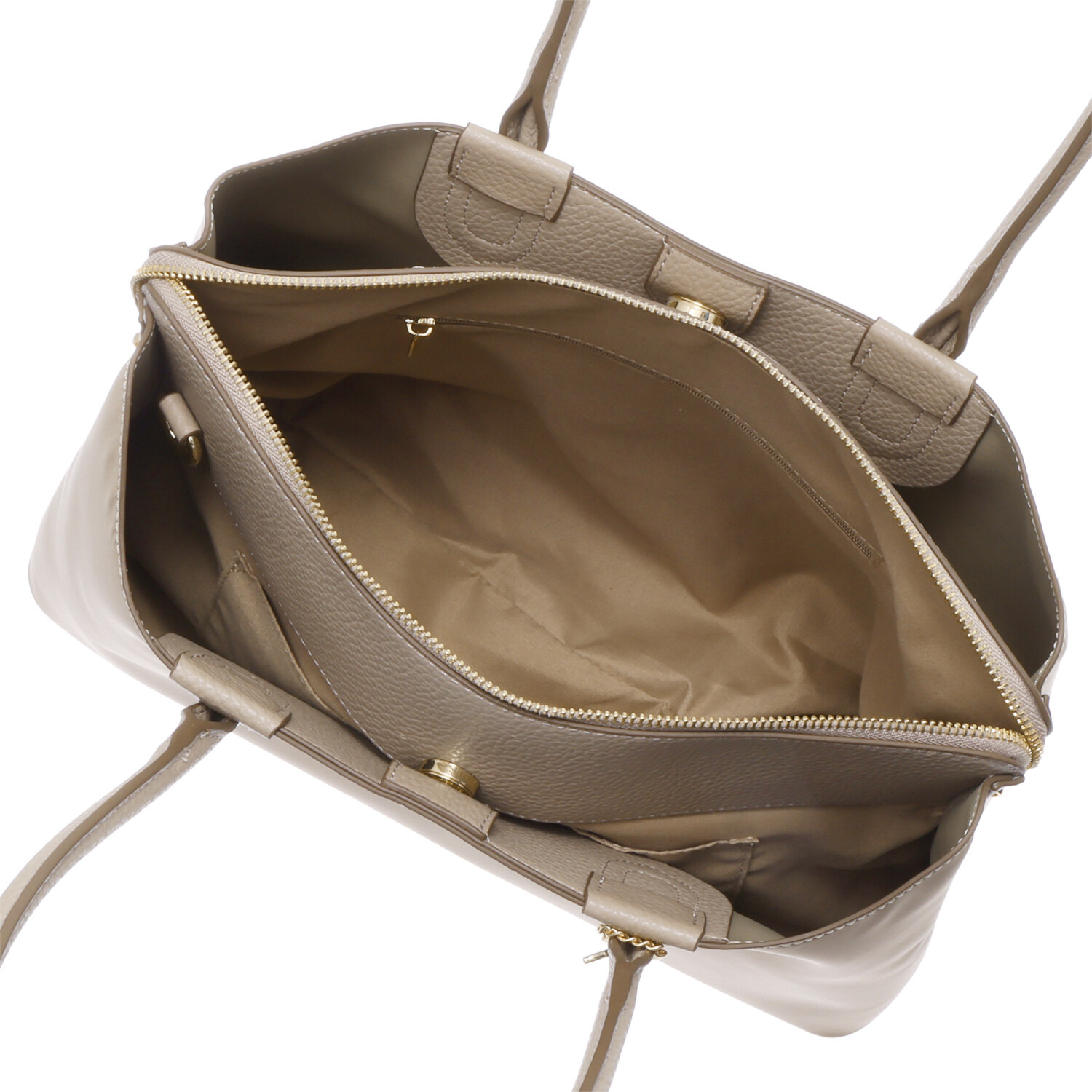 ベルモサ Ａ４対応　異素材コンビ ２ウェイ ３層トートバッグ