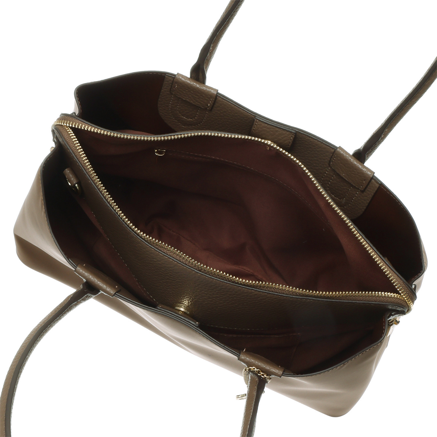 ベルモサ Ａ４対応　異素材コンビ ２ウェイ ３層トートバッグ