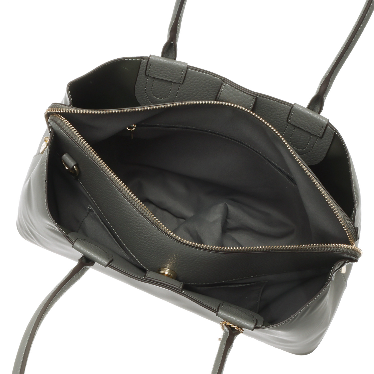 ベルモサ Ａ４対応　異素材コンビ ２ウェイ ３層トートバッグ