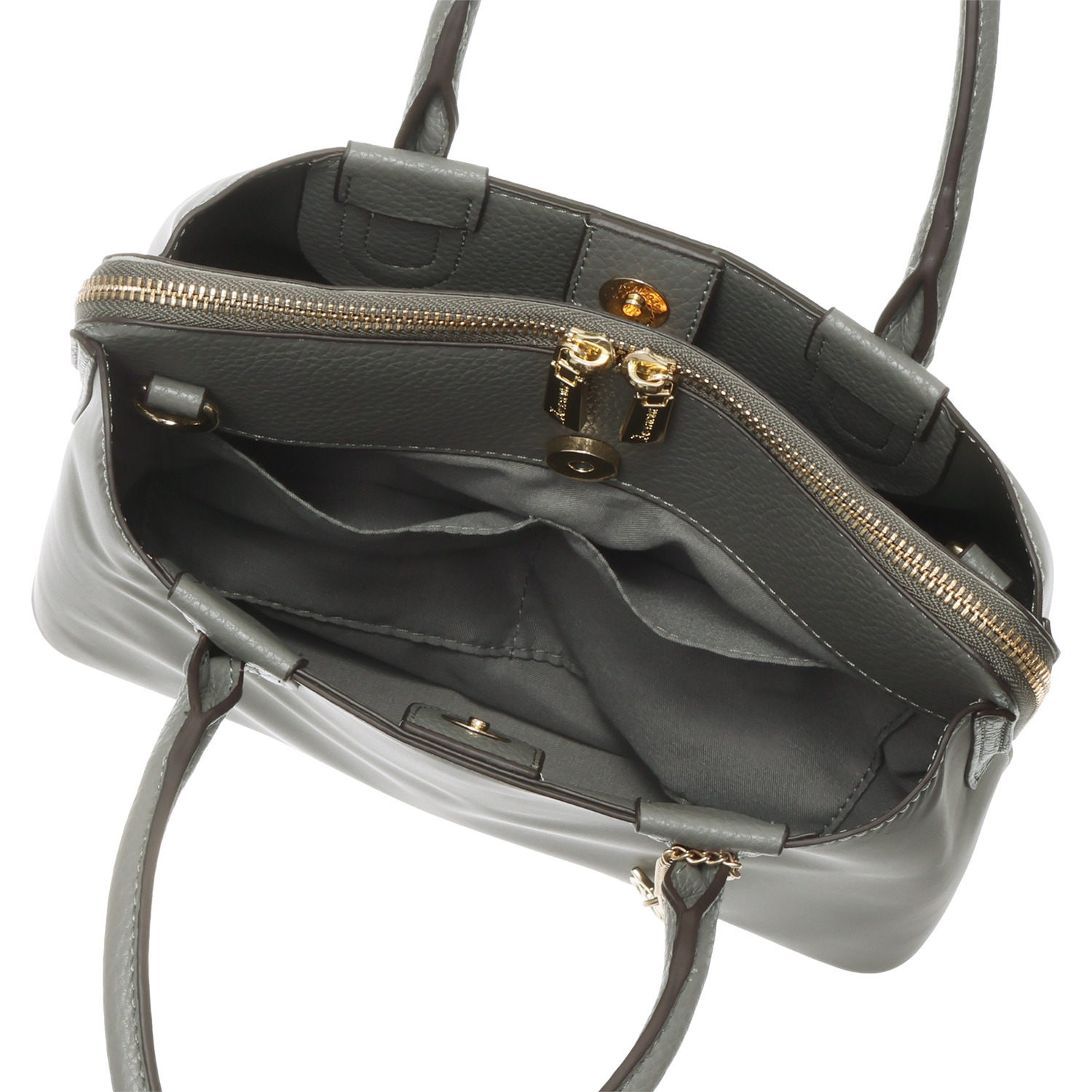 ベルモサ 異素材コンビ ２ウェイ 軽量３層トートバッグ