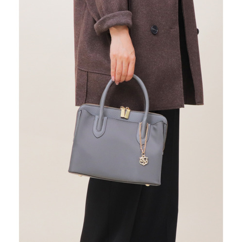 ベルモサ　異素材コンビ　２ウェイ　軽量３層トートバッグ