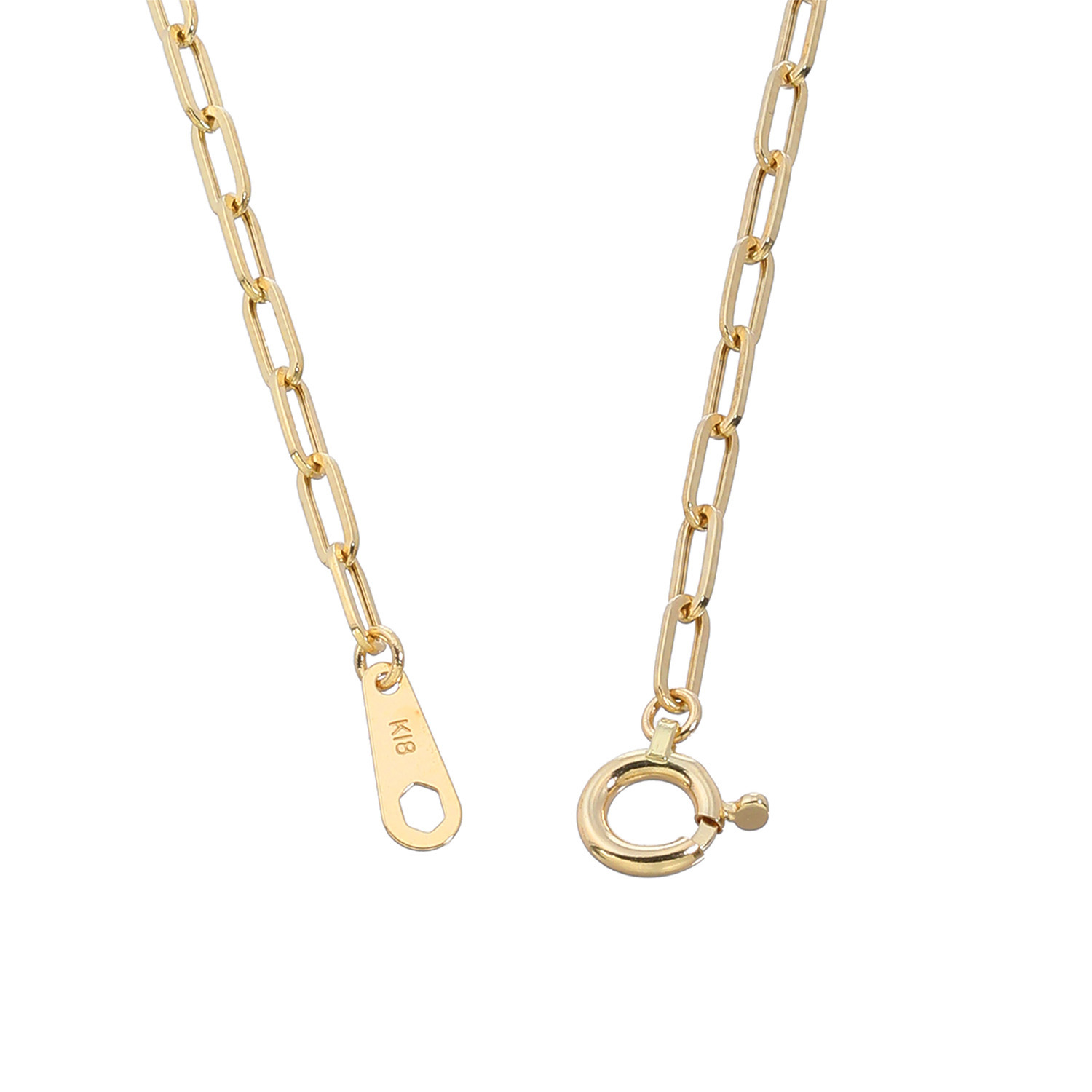 オーサムジュエリー １８Ｋ クリップグラデーション ネックレス