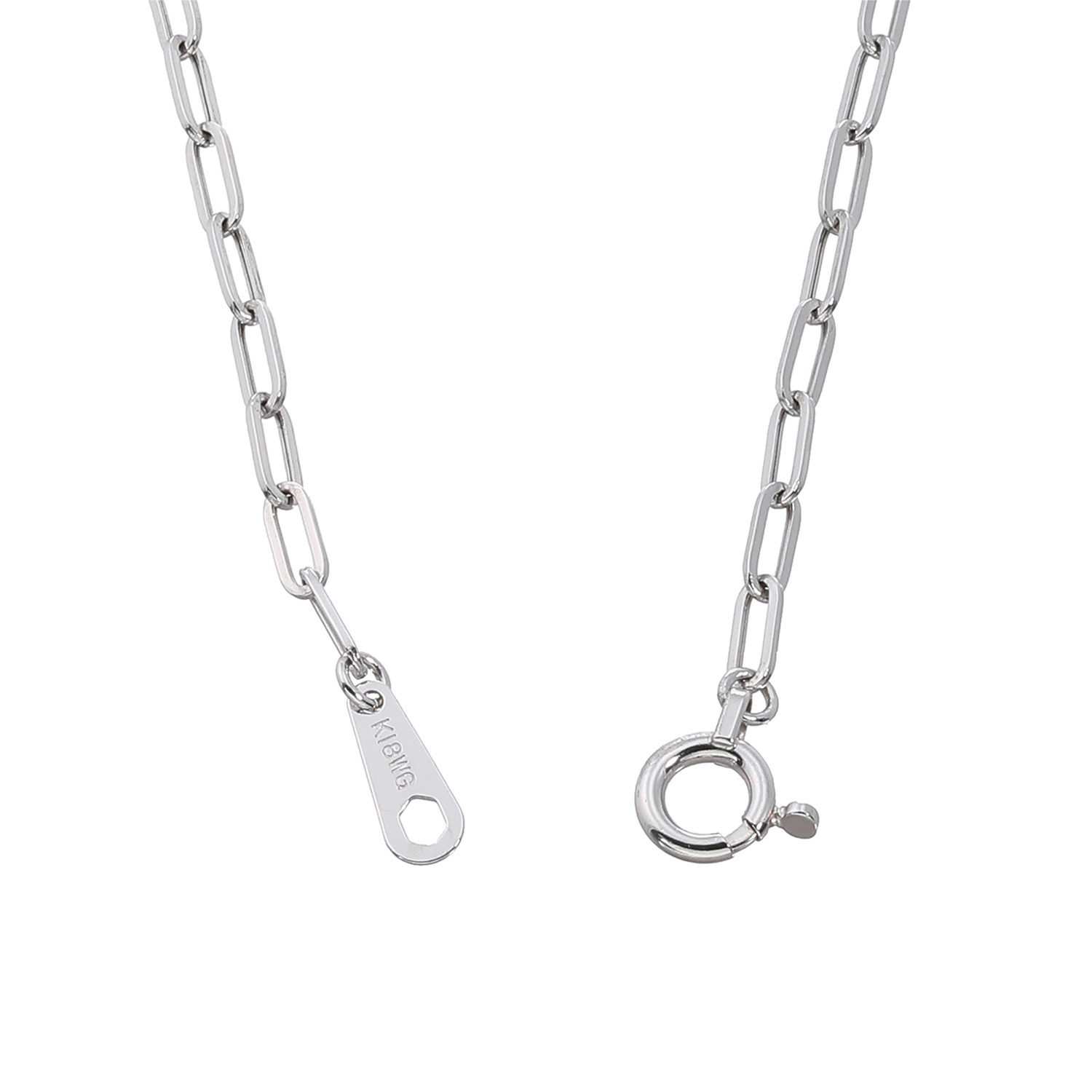 オーサムジュエリー １８Ｋホワイトゴールド クリップグラデーション ネックレス