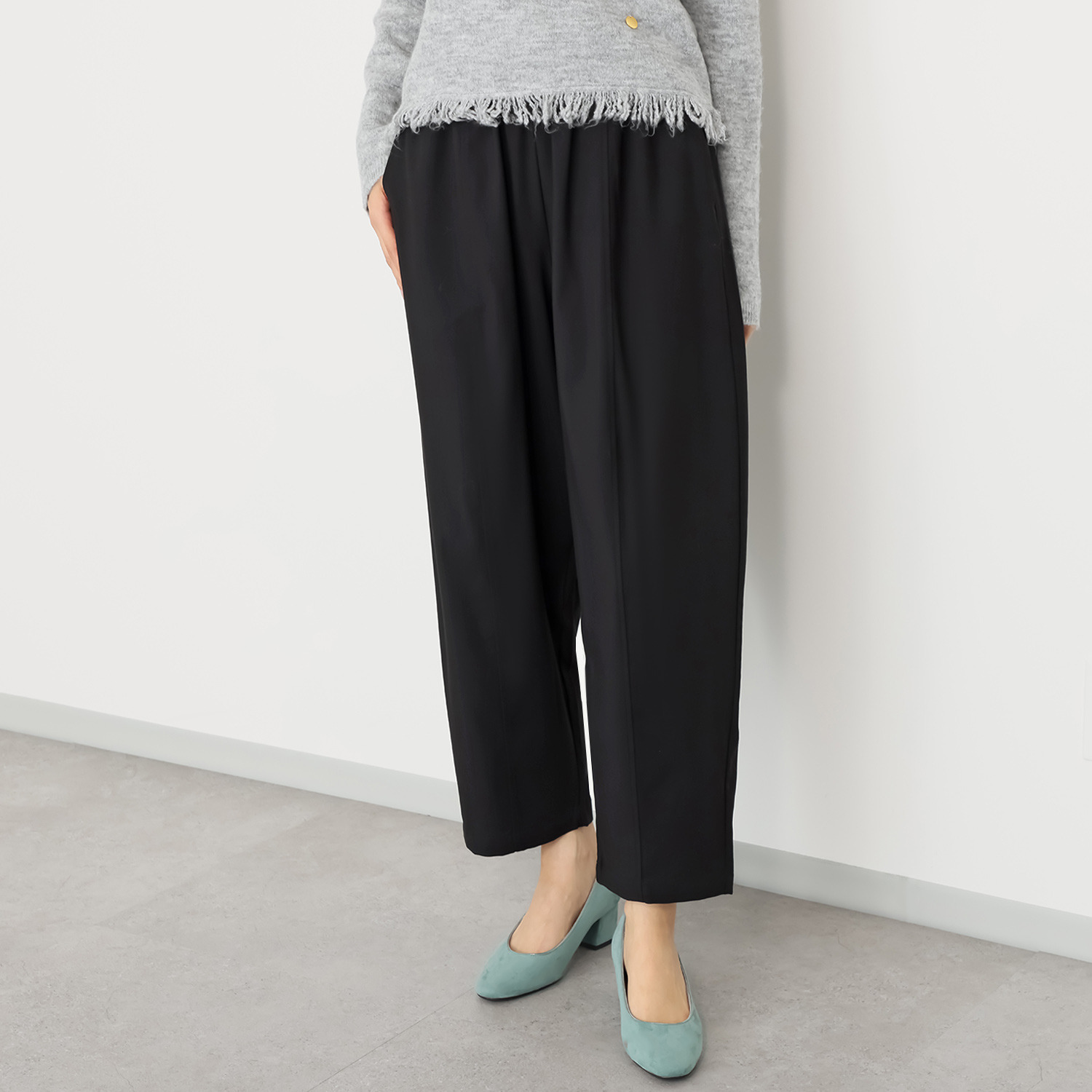 センスローブ カーヴィーシルエット イージーパンツ