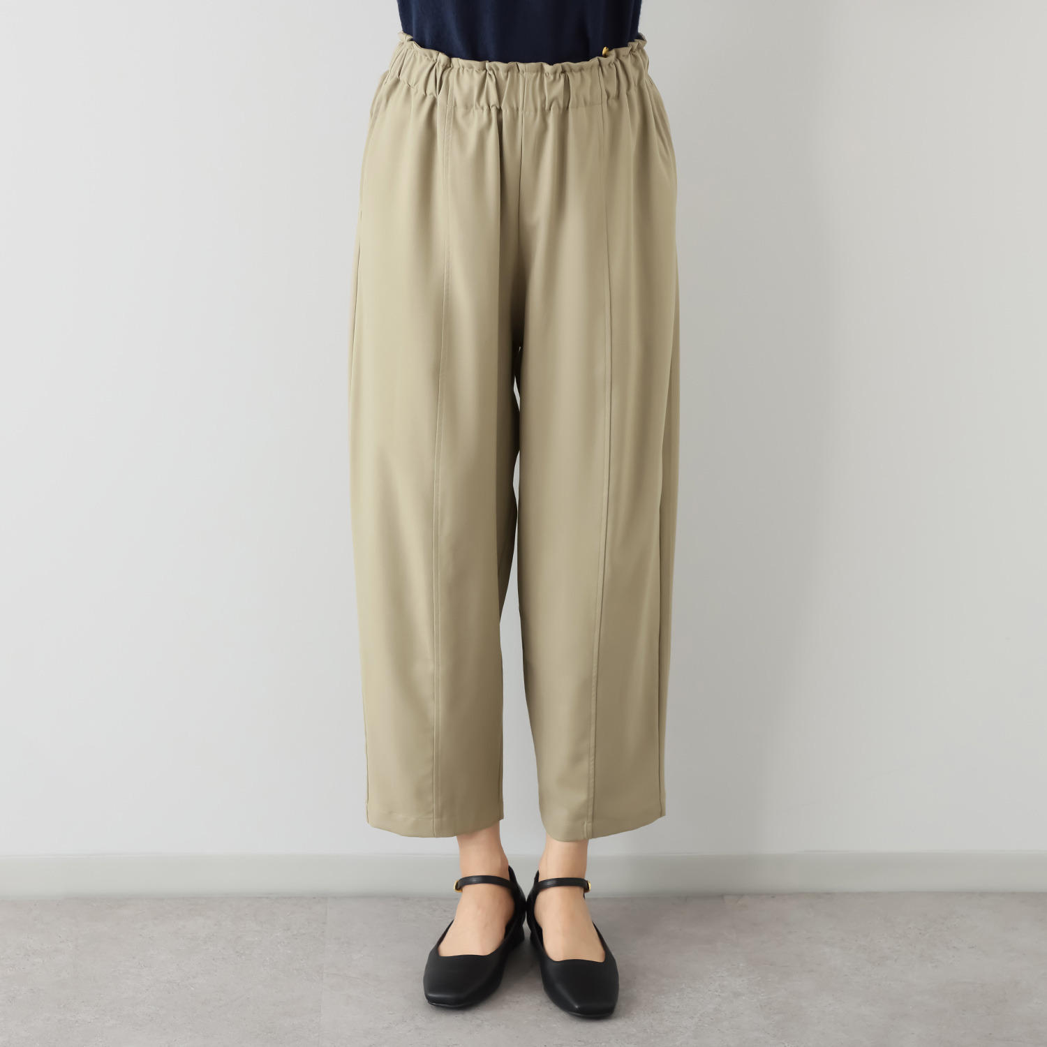 センスローブ カーヴィーシルエット イージーパンツ