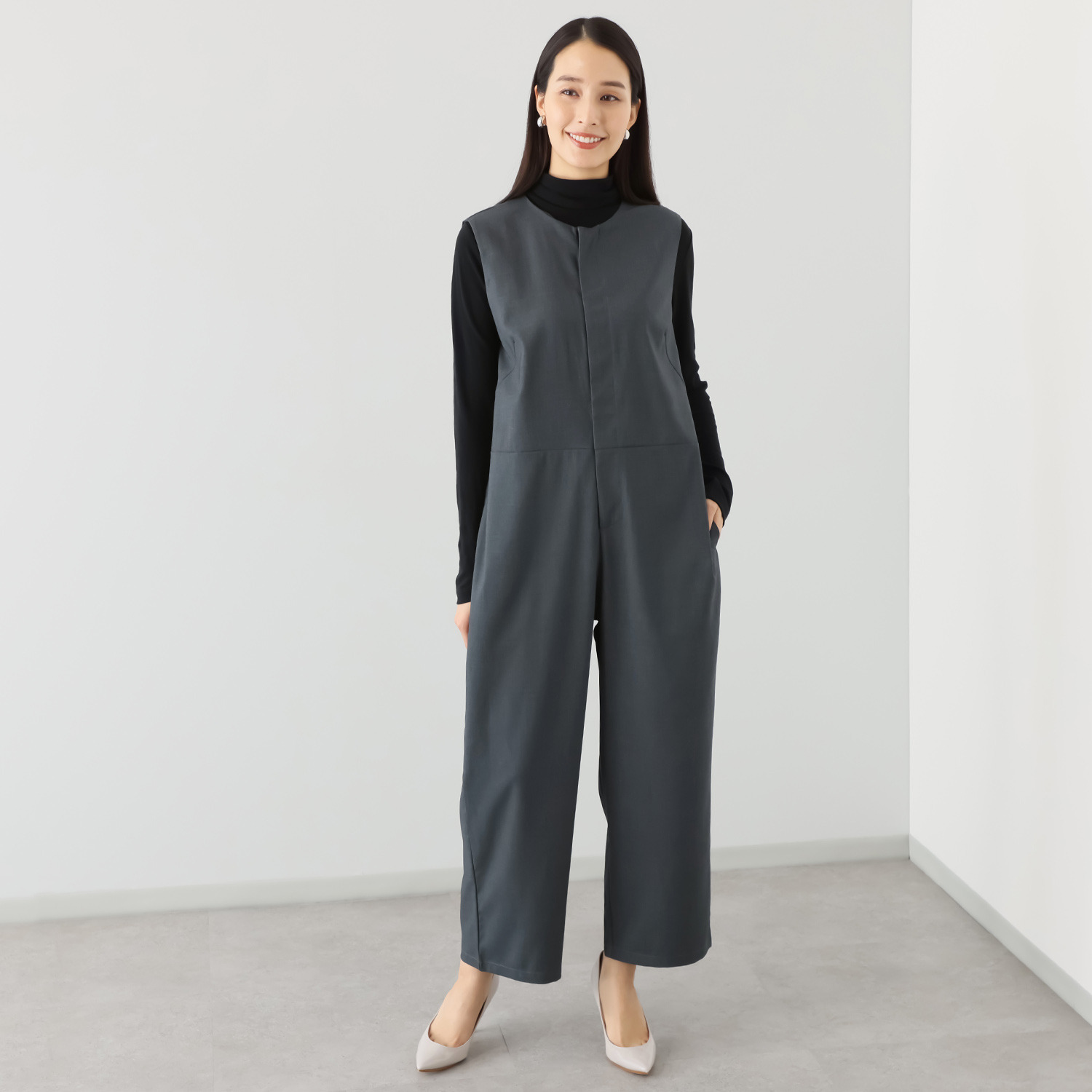 センスローブ フロントオープン コンビネゾン