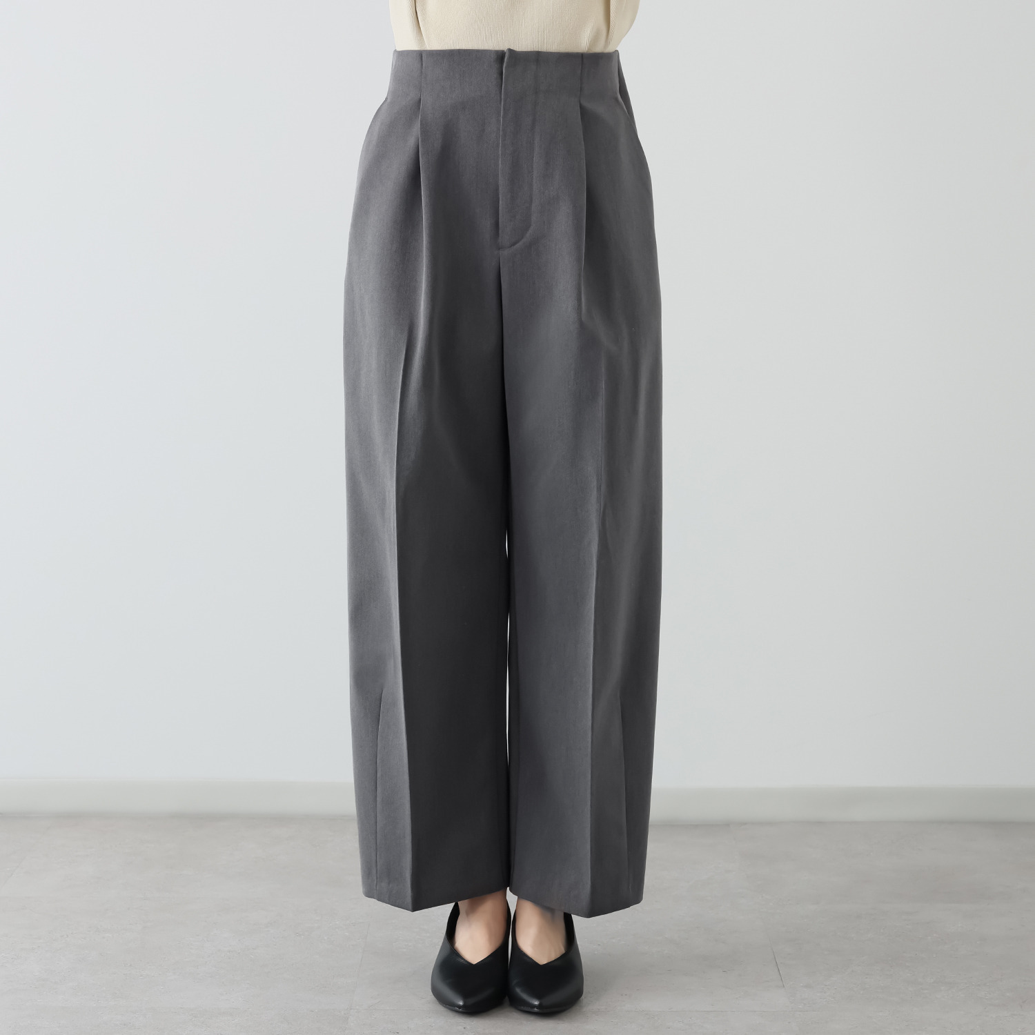 イロプライム あったか裏起毛 シークレットゴム カーブパンツ