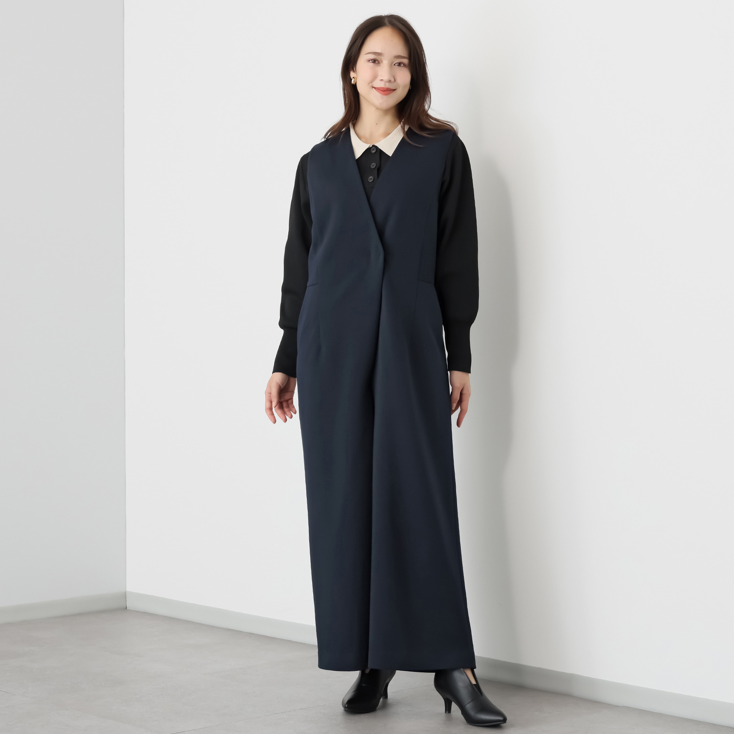 イロプライム あったかゆったり 大人サロペット