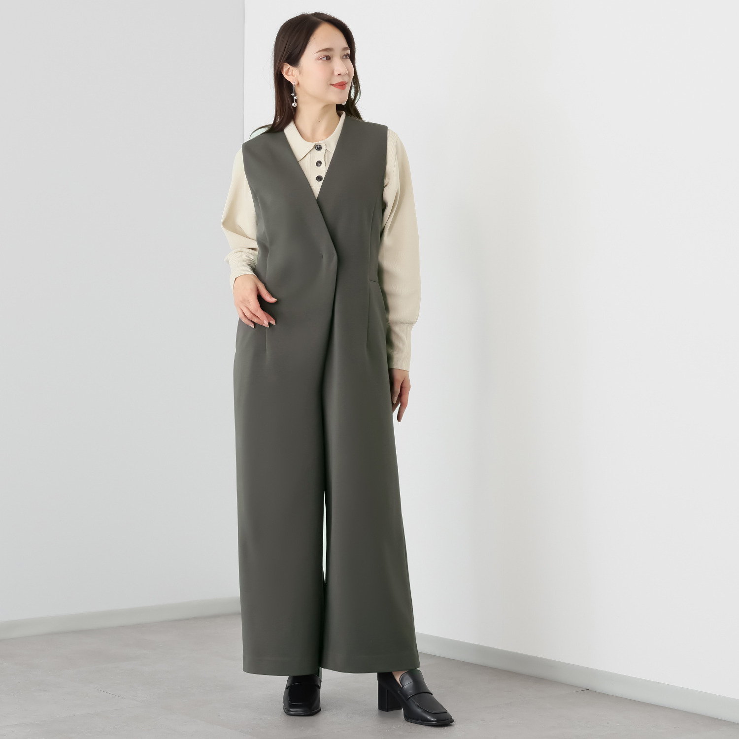 イロプライム あったかゆったり 大人サロペット